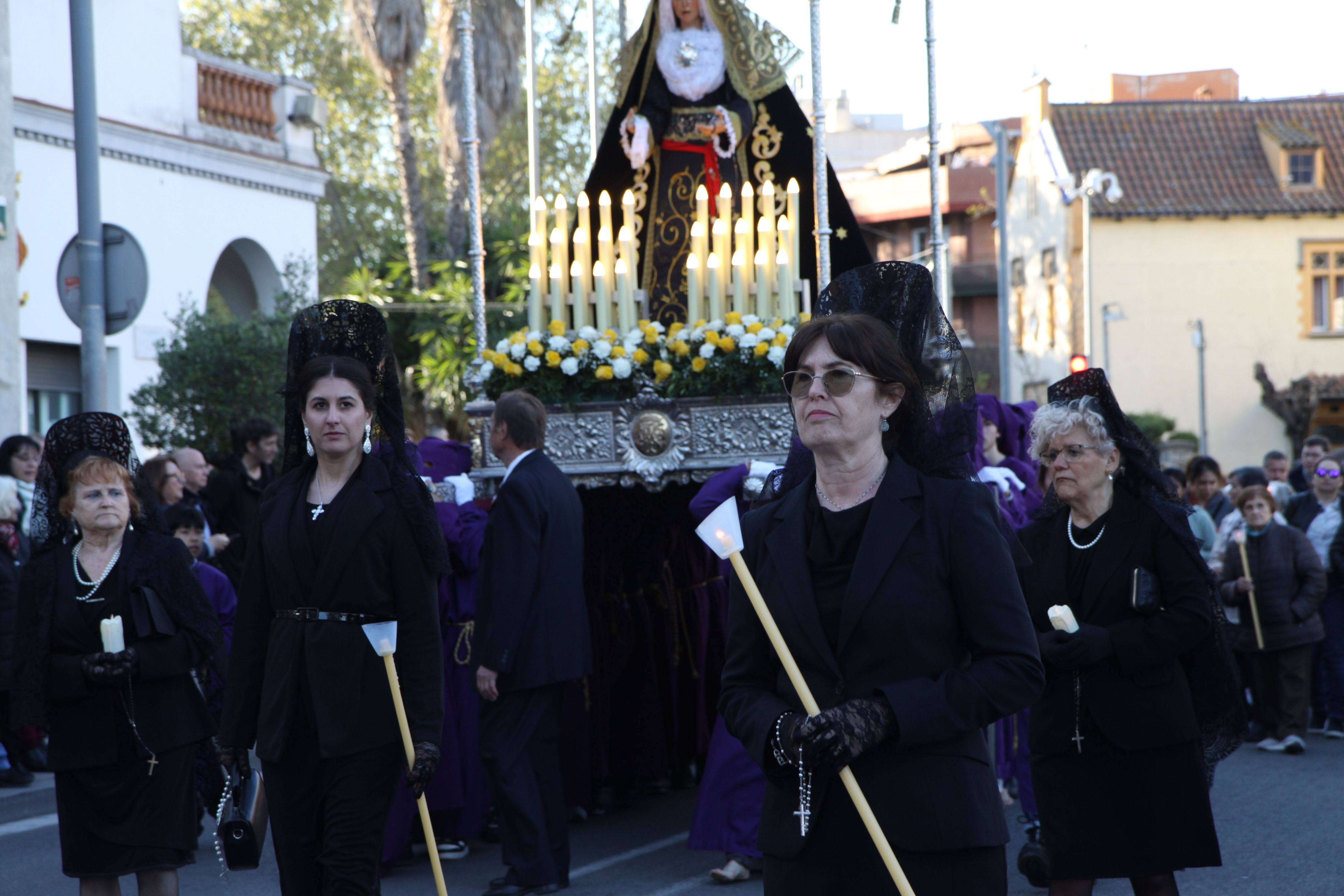 Imatges de la processó de Divendres Sant. Foto: Laia Jubany