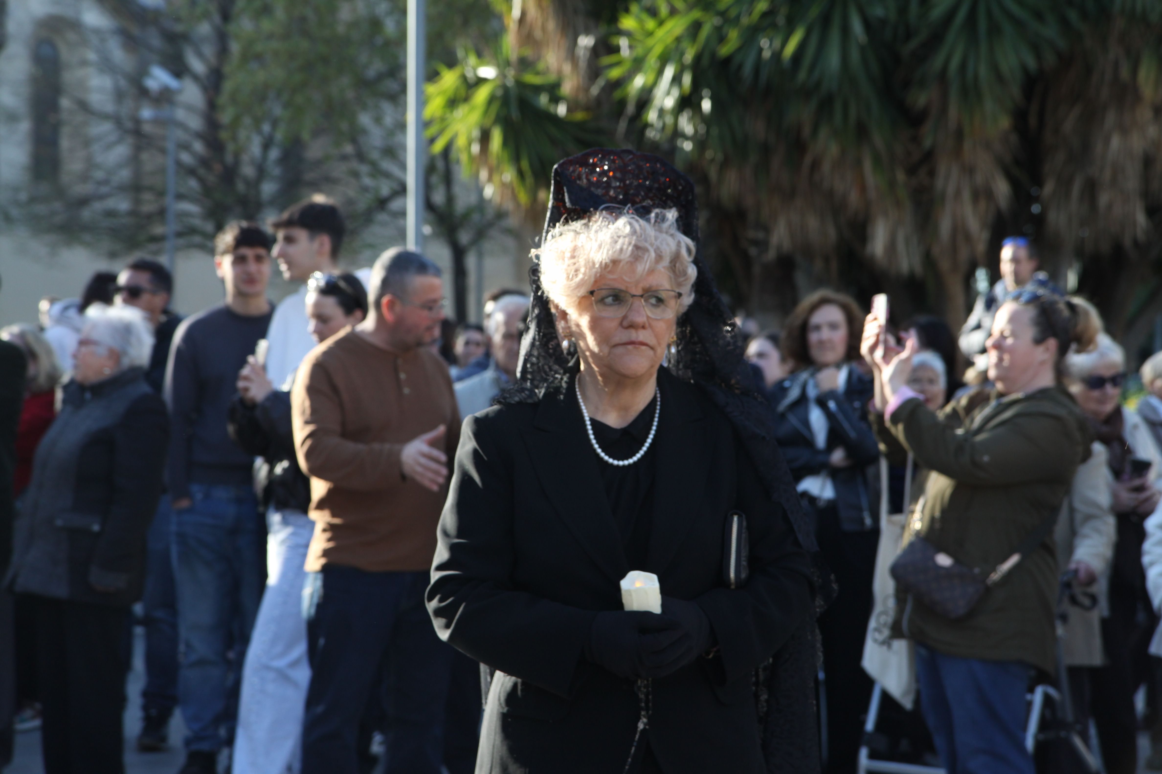Imatges de la processó de Divendres Sant. Foto: Laia Jubany