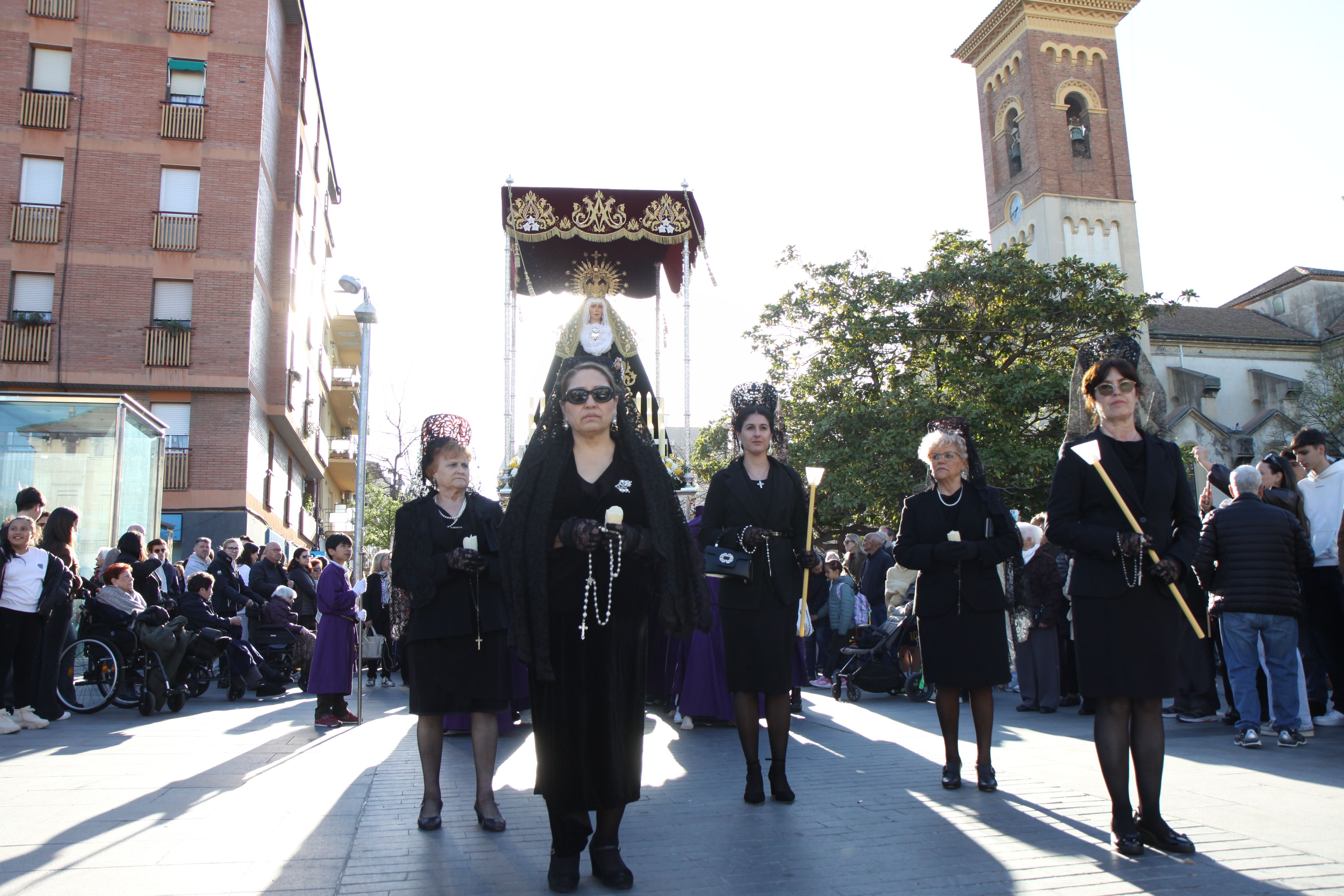 Imatges de la processó de Divendres Sant. Foto: Laia Jubany