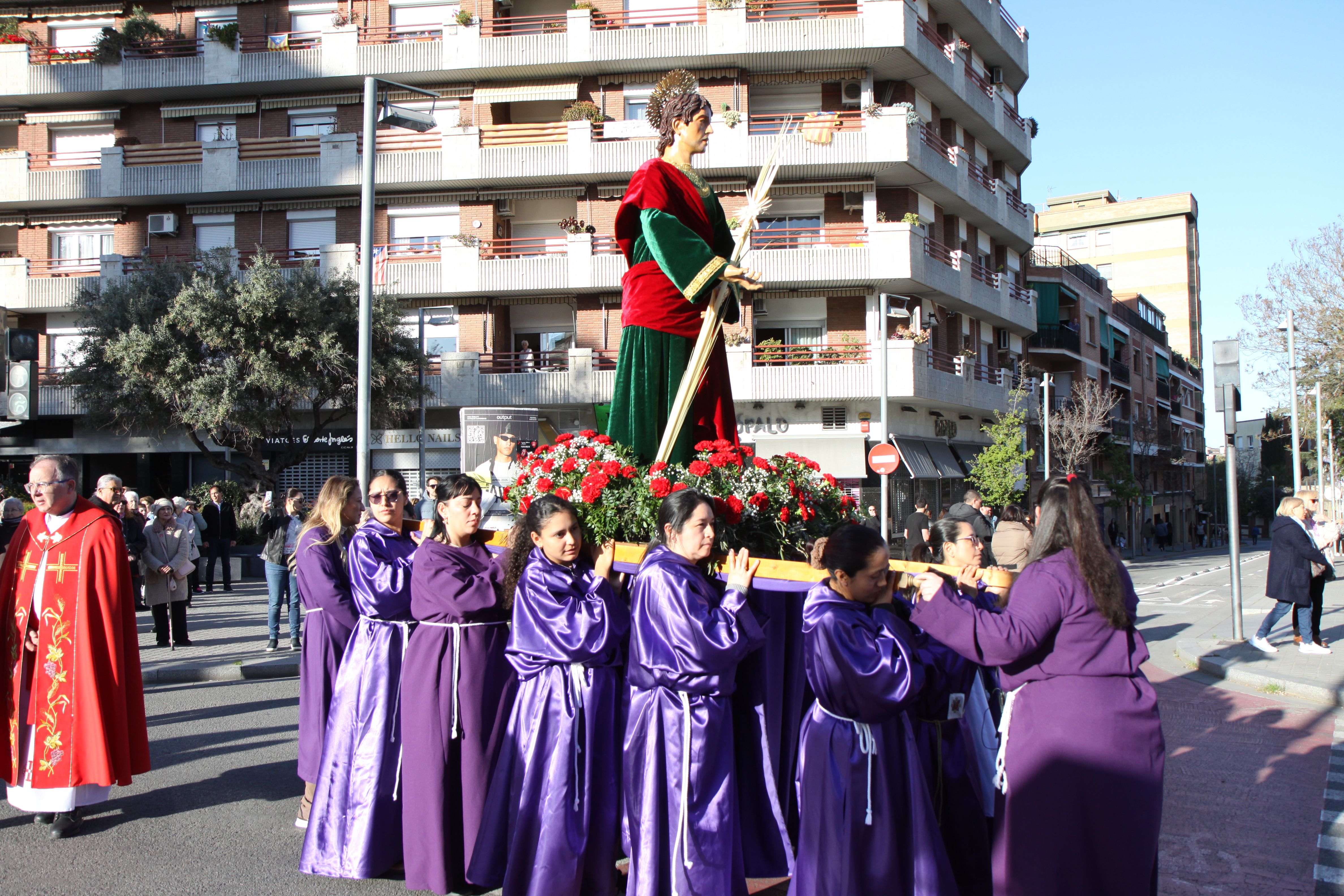 Imatges de la processó de Divendres Sant. Foto: Laia Jubany