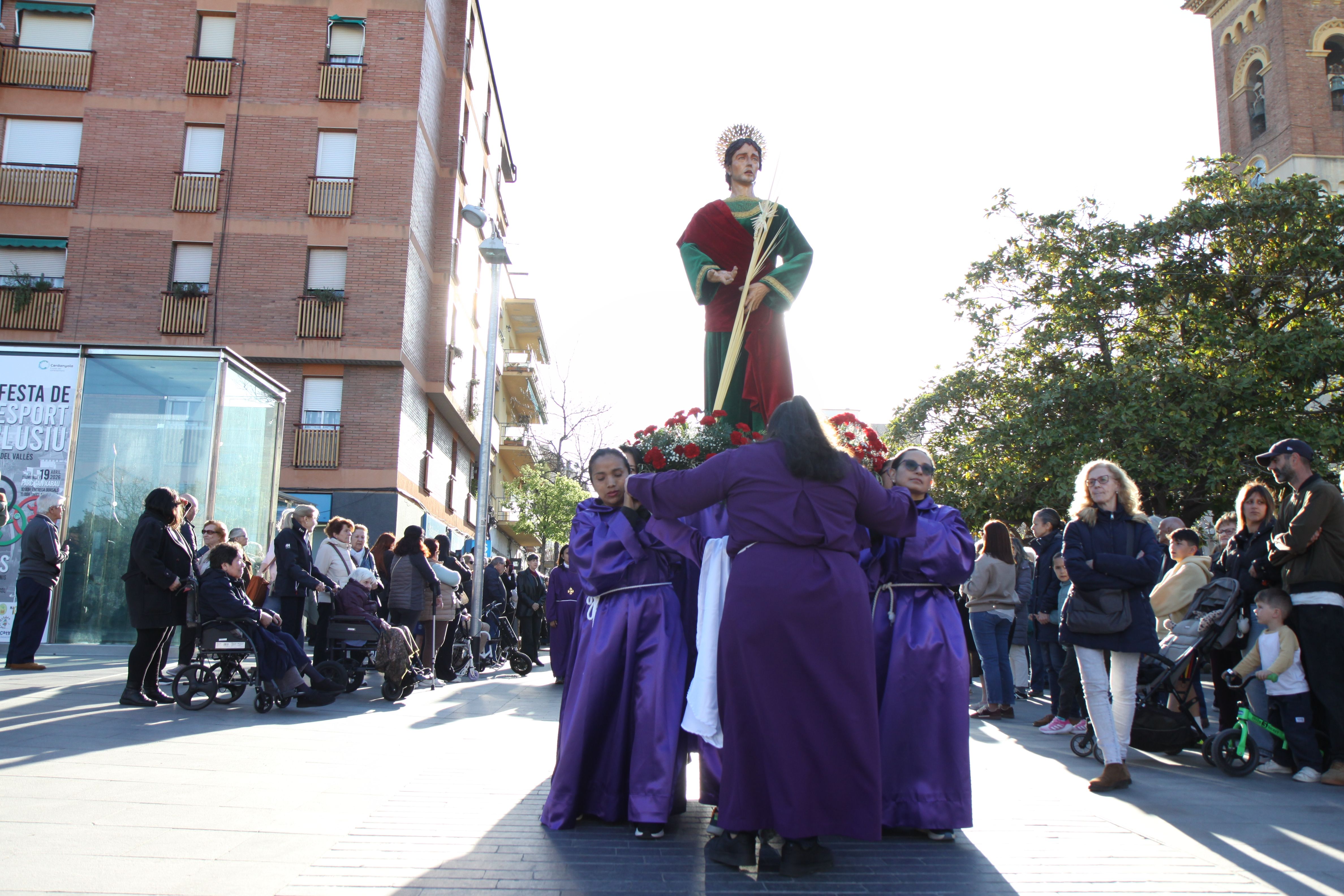 Imatges de la processó de Divendres Sant. Foto: Laia Jubany