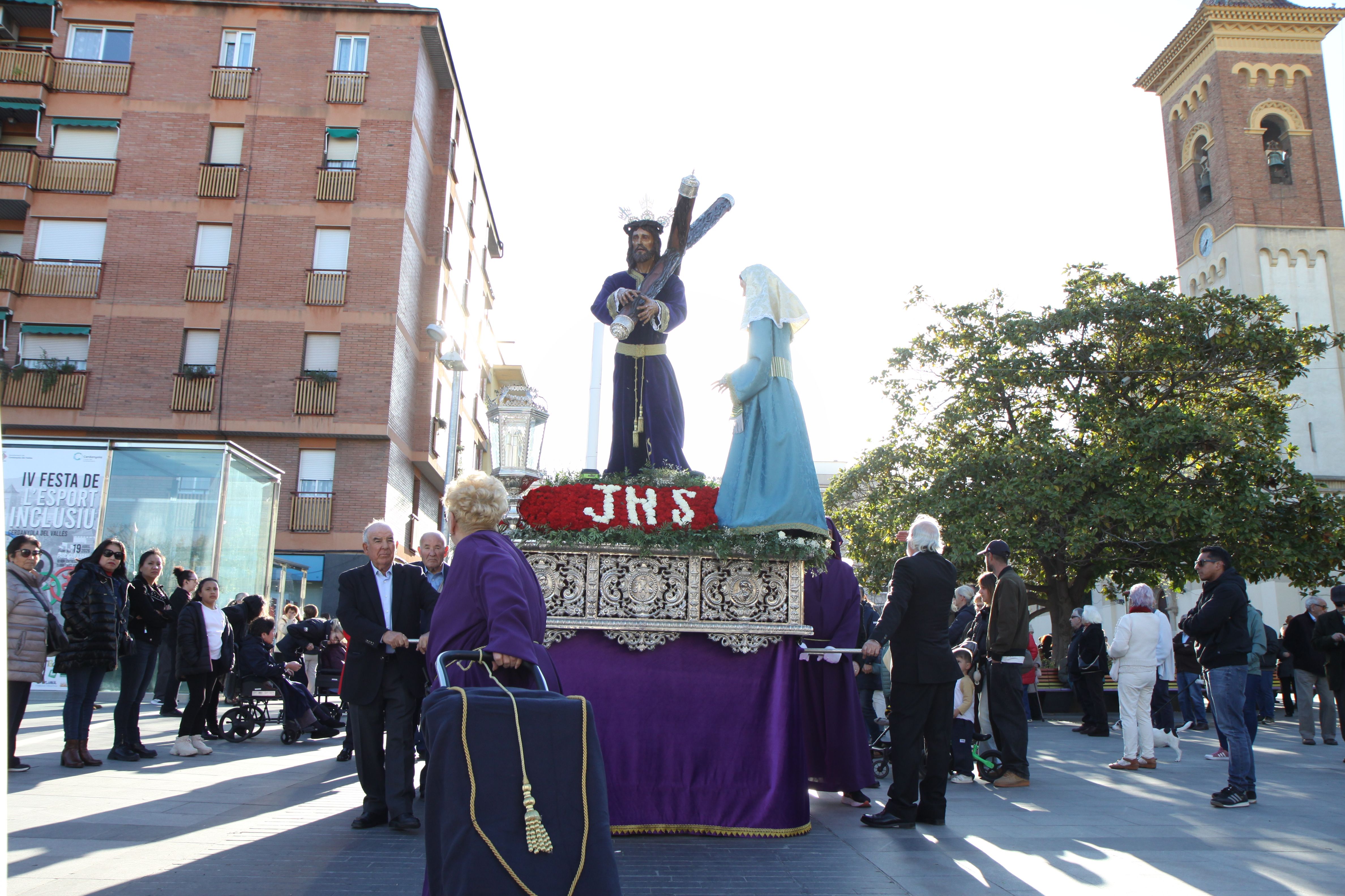 Imatges de la processó de Divendres Sant. Foto: Laia Jubany