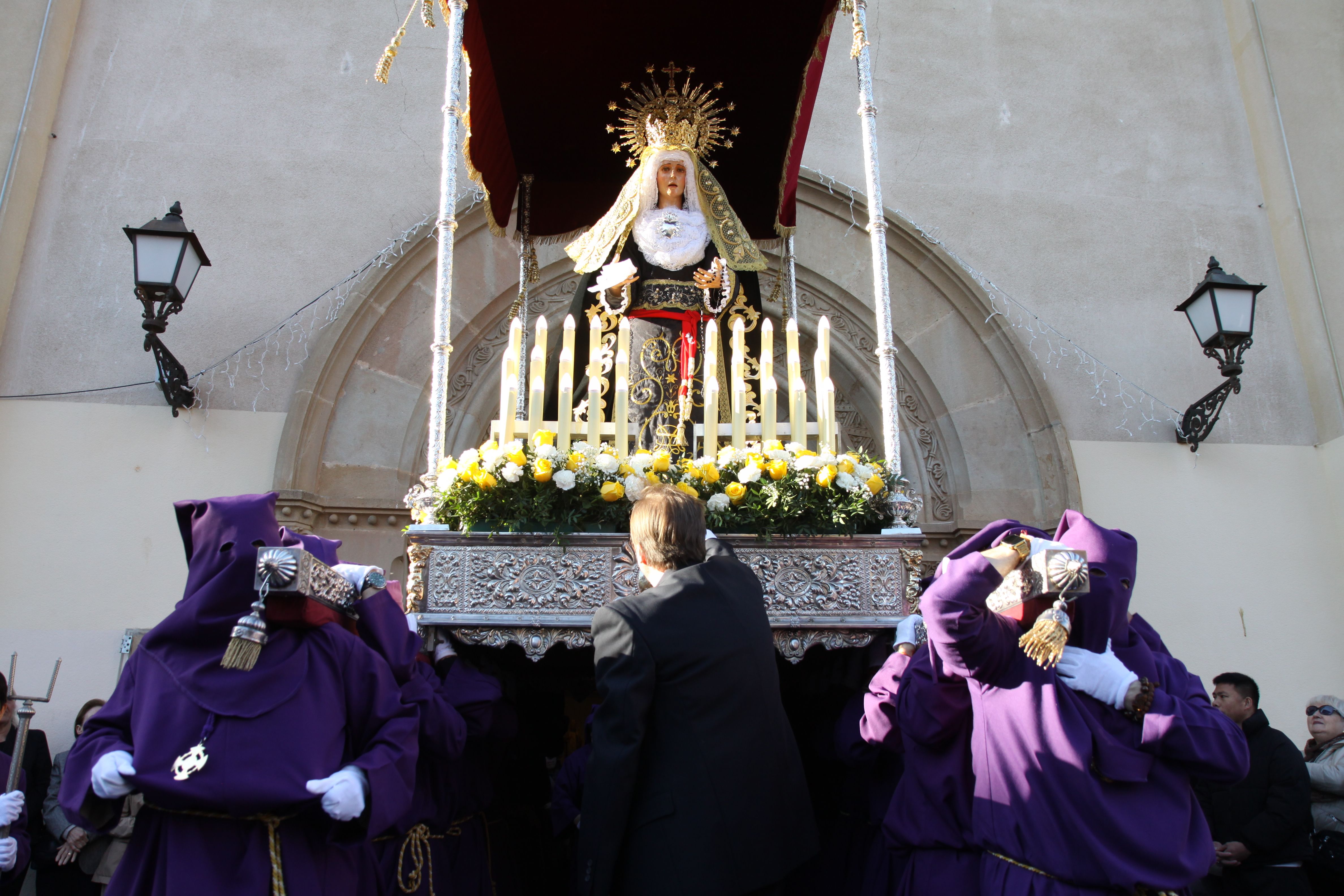 Imatges de la processó de Divendres Sant. Foto: Laia Jubany