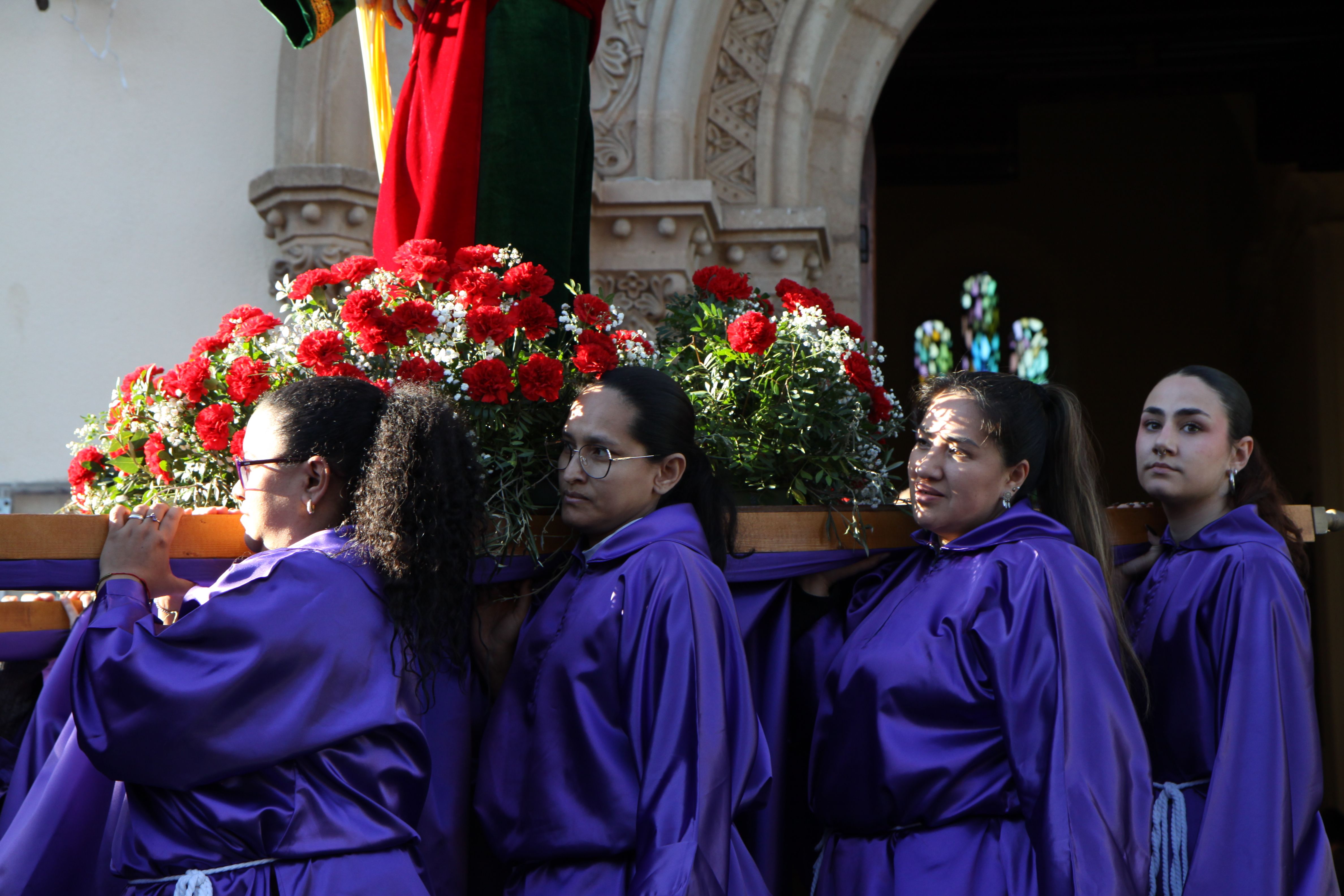 Imatges de la processó de Divendres Sant. Foto: Laia Jubany