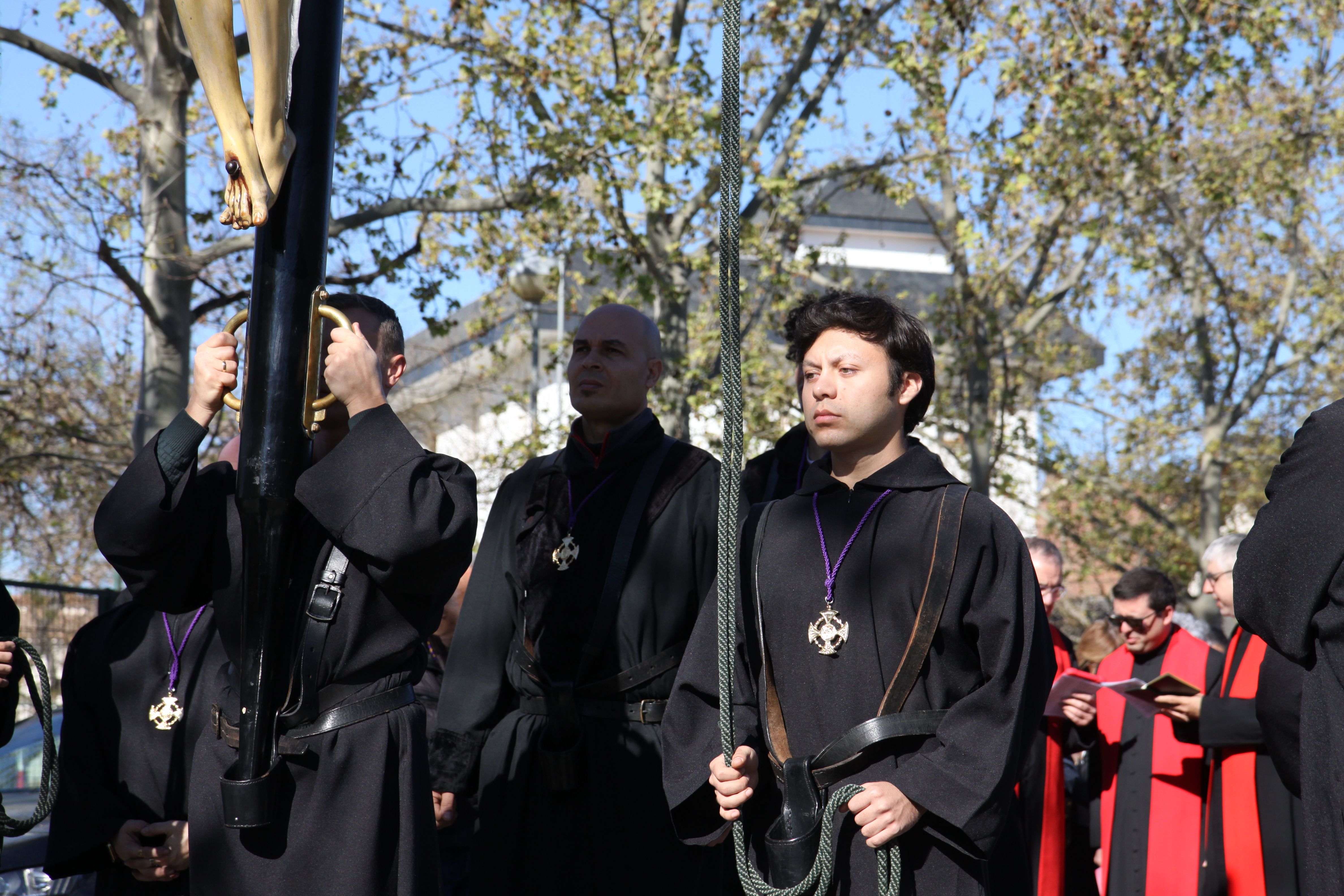 Imatges del Via Crucis. Foto: Laia Jubany