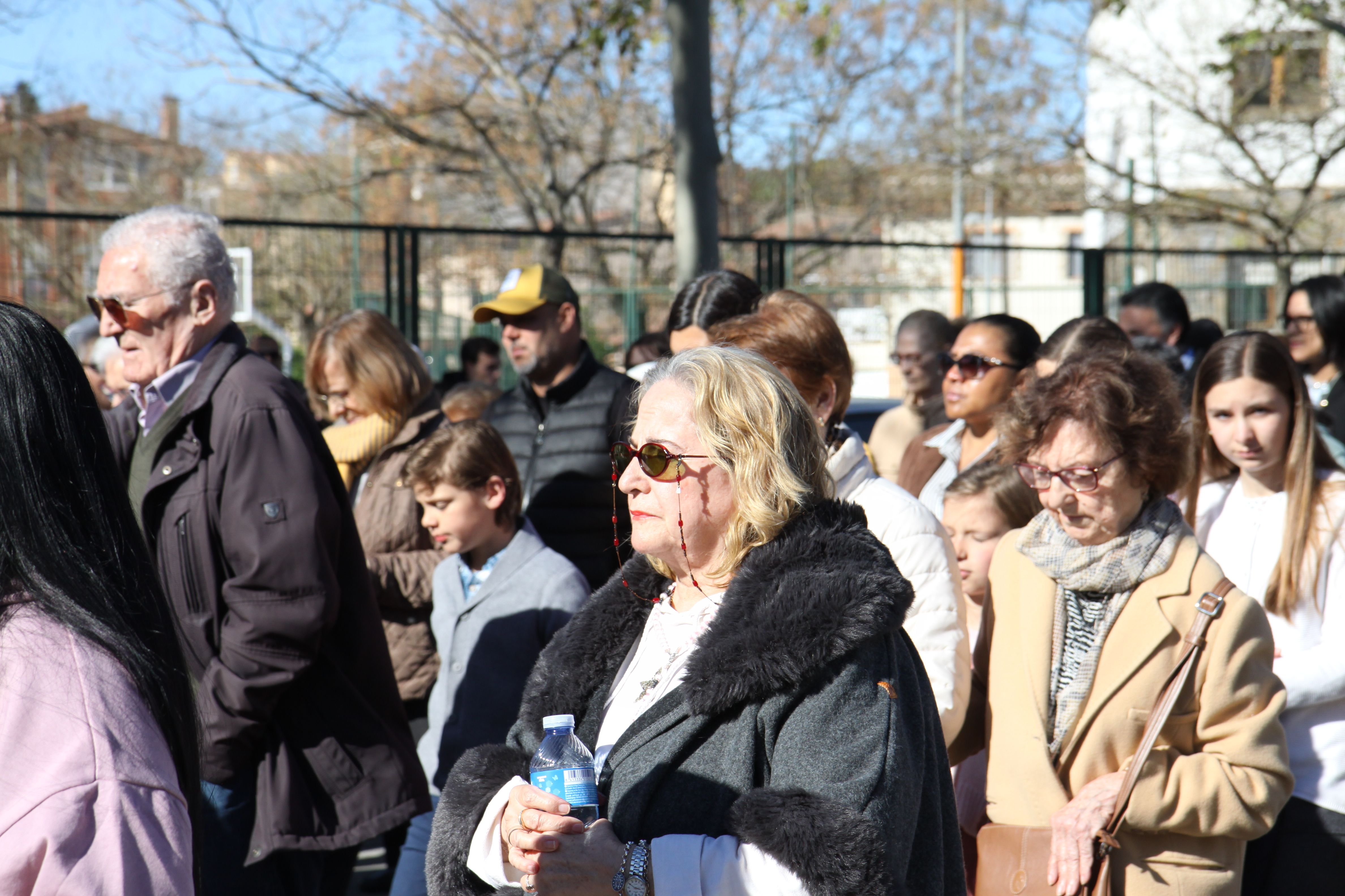 Imatges del Via Crucis. Foto: Laia Jubany