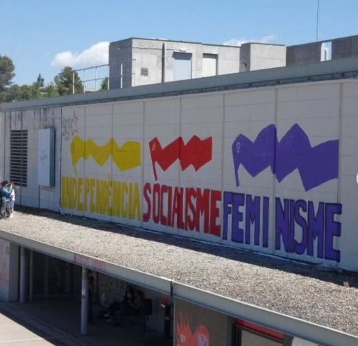 Resultat del nou mural de la UAB. Foto: SEPC UAB