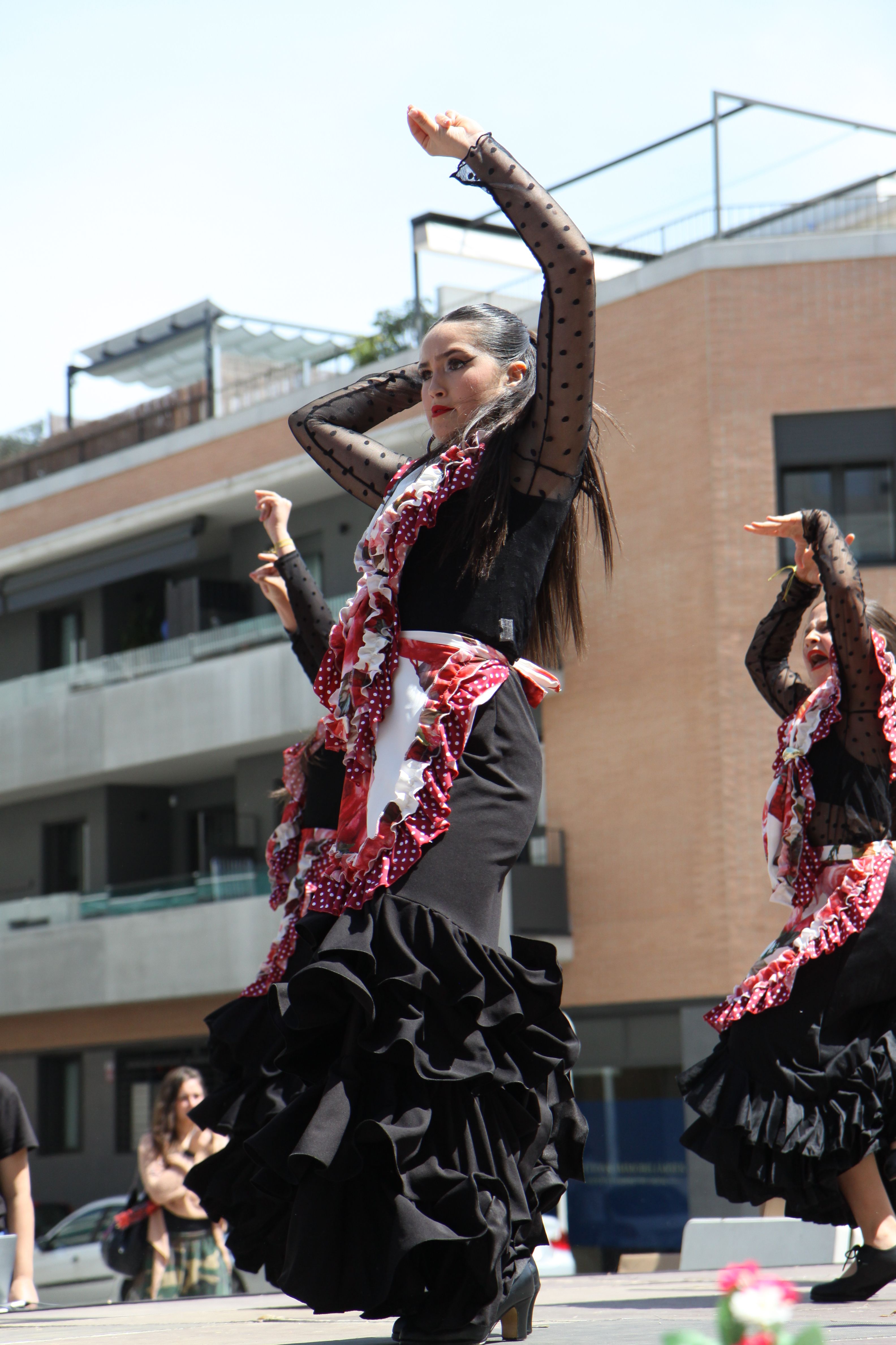 Ballada de flamenc durant la Fira d'Abril de Banús-Bonasort. Foto: Laia Jubany