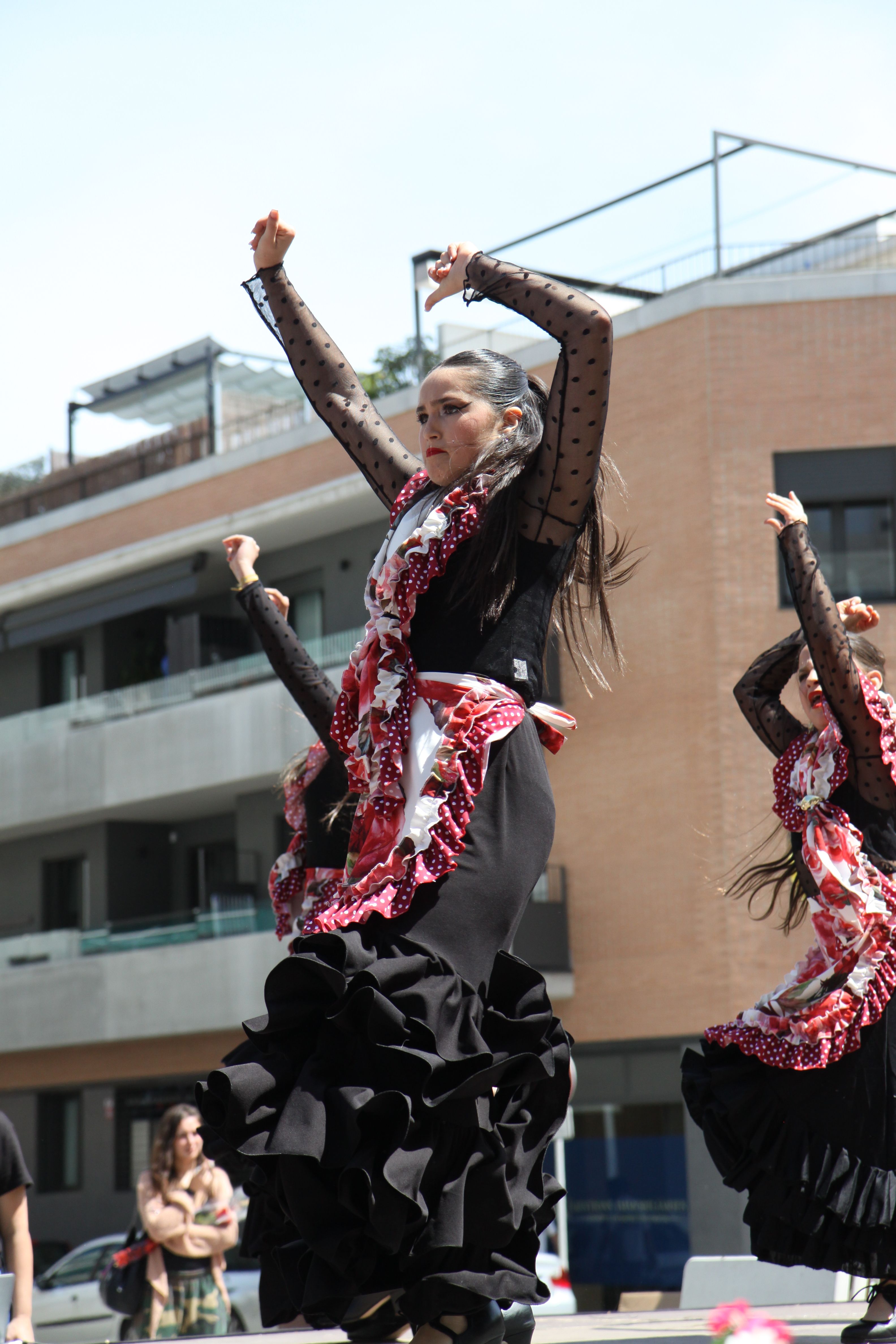 Ballada de flamenc durant la Fira d'Abril de Banús-Bonasort. Foto: Laia Jubany