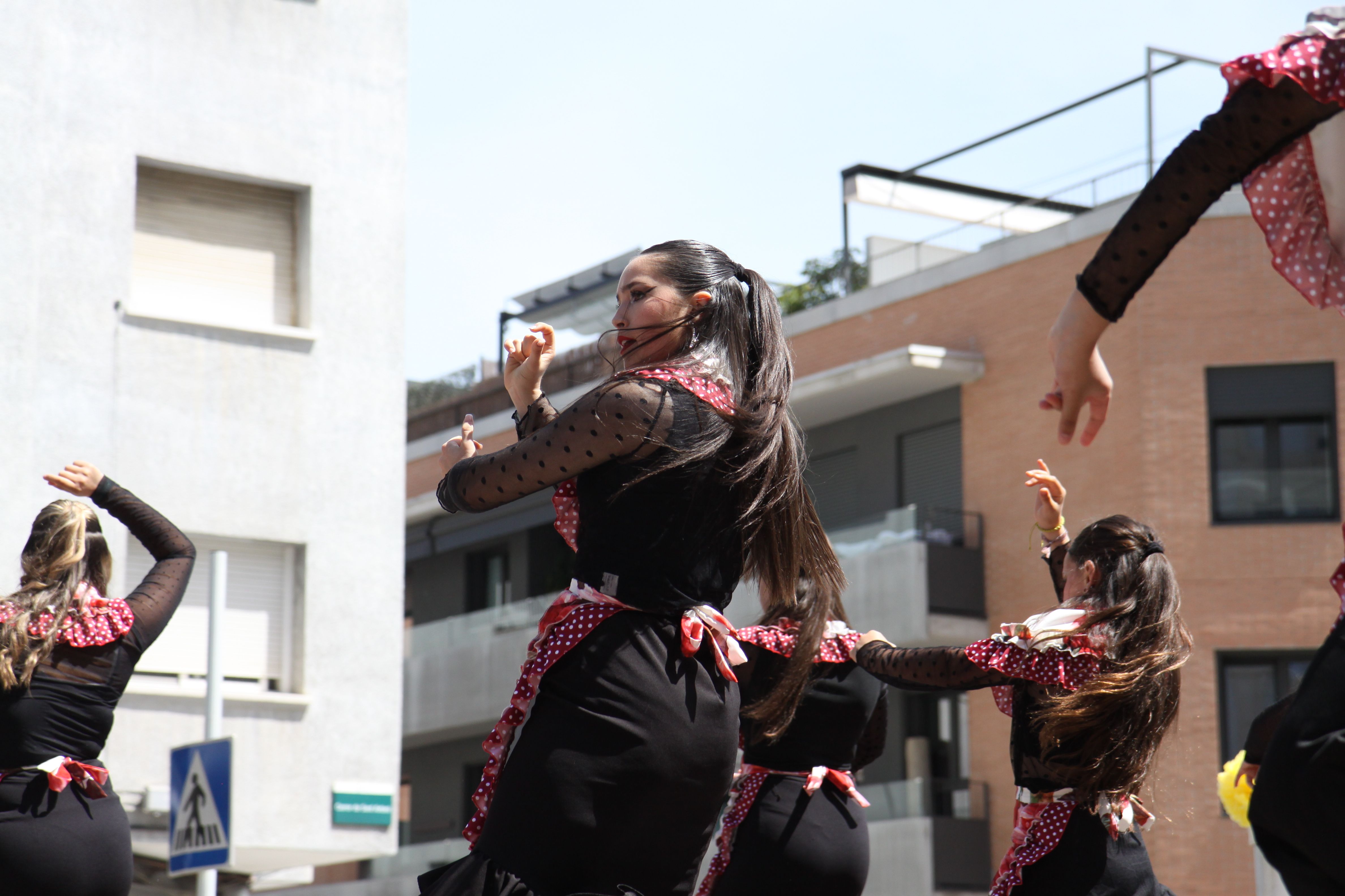 Ballada de flamenc durant la Fira d'Abril de Banús-Bonasort. Foto: Laia Jubany