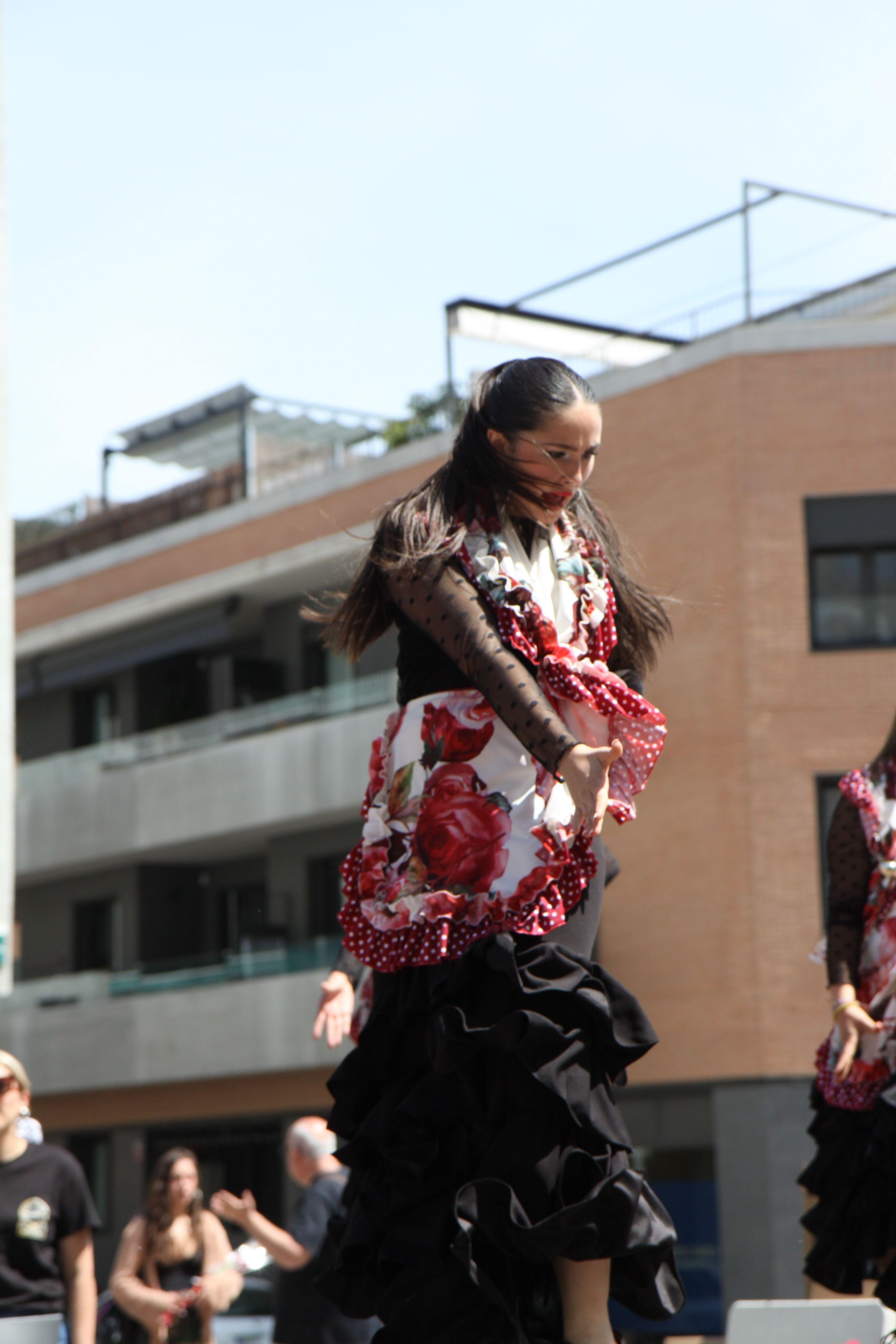 Ballada de flamenc durant la Fira d'Abril de Banús-Bonasort. Foto: Laia Jubany