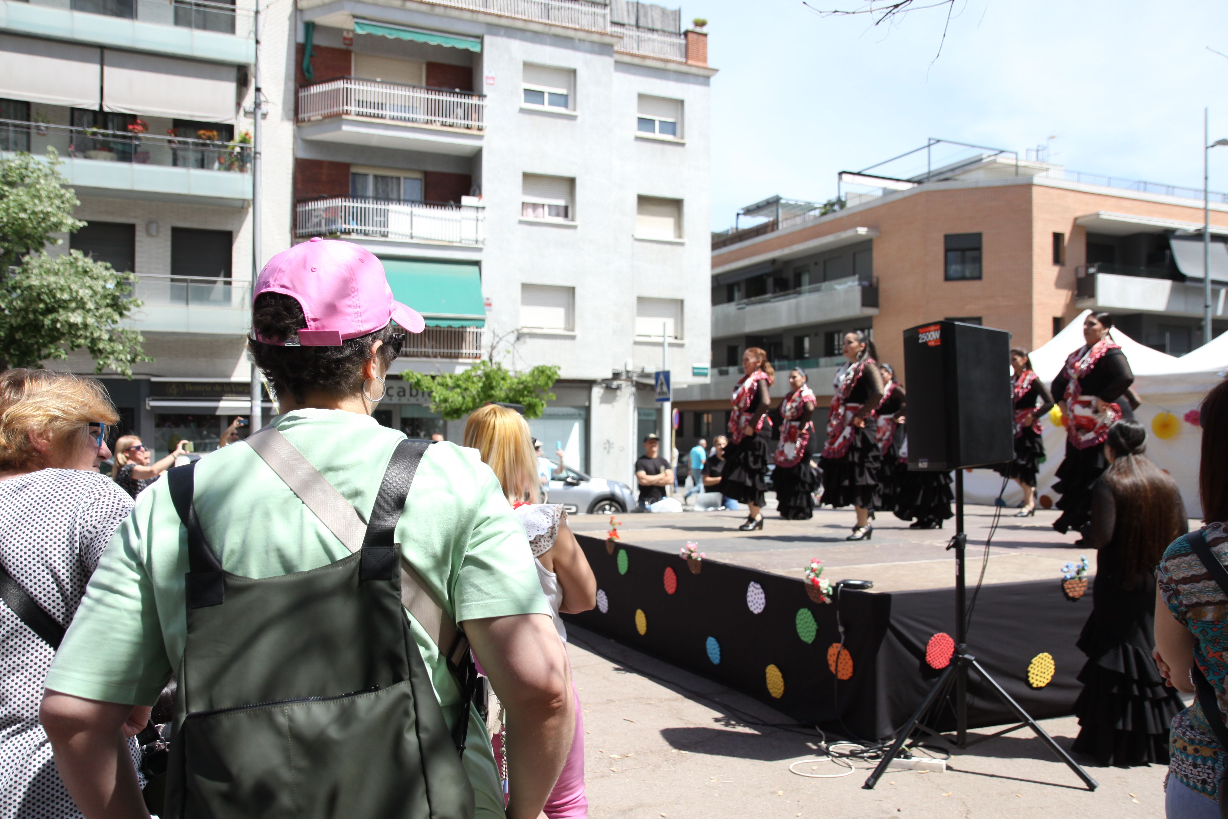 Ballada de flamenc durant la Fira d'Abril de Banús-Bonasort. Foto: Laia Jubany