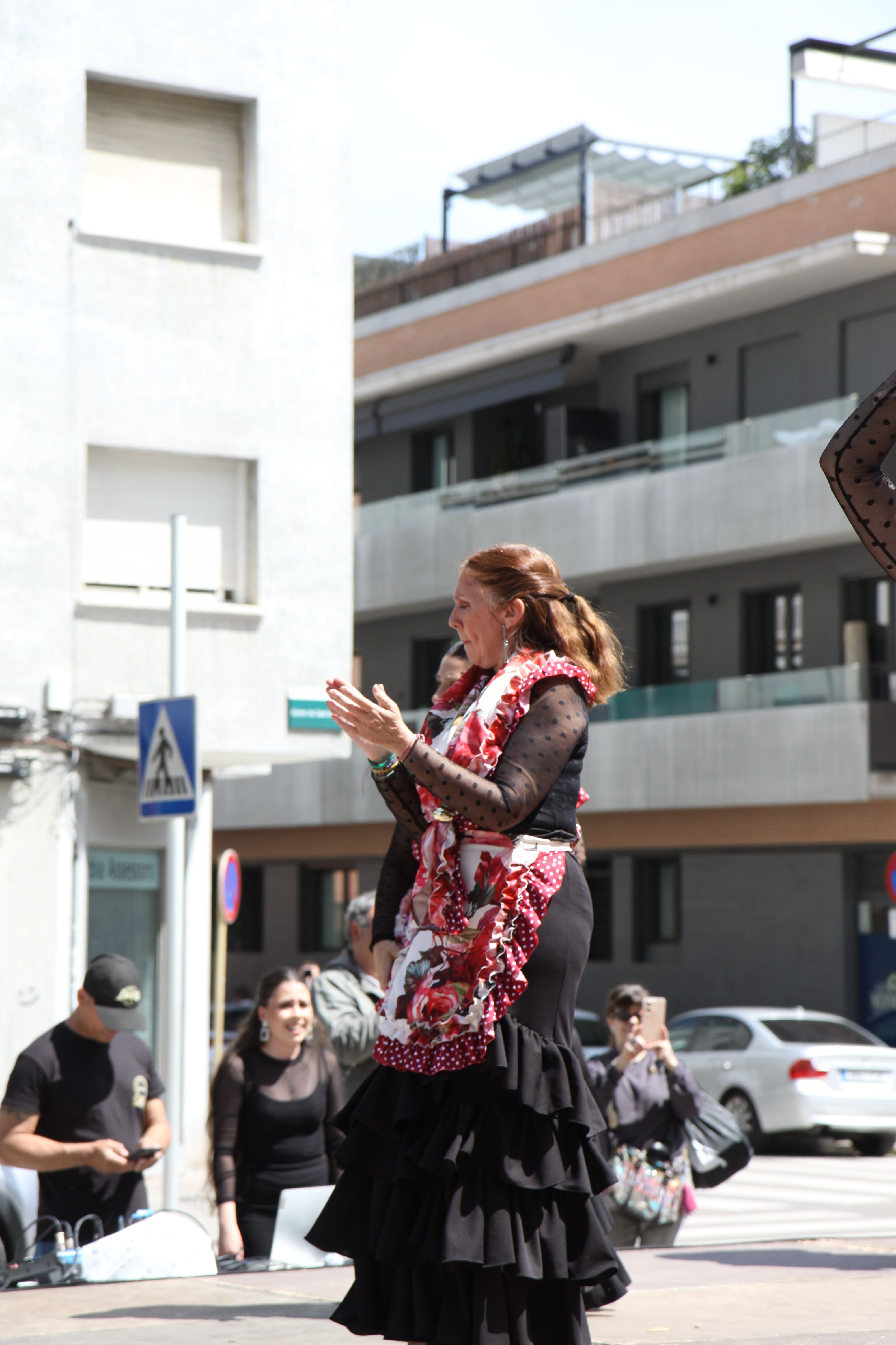 Ballada de flamenc durant la Fira d'Abril de Banús-Bonasort. Foto: Laia Jubany