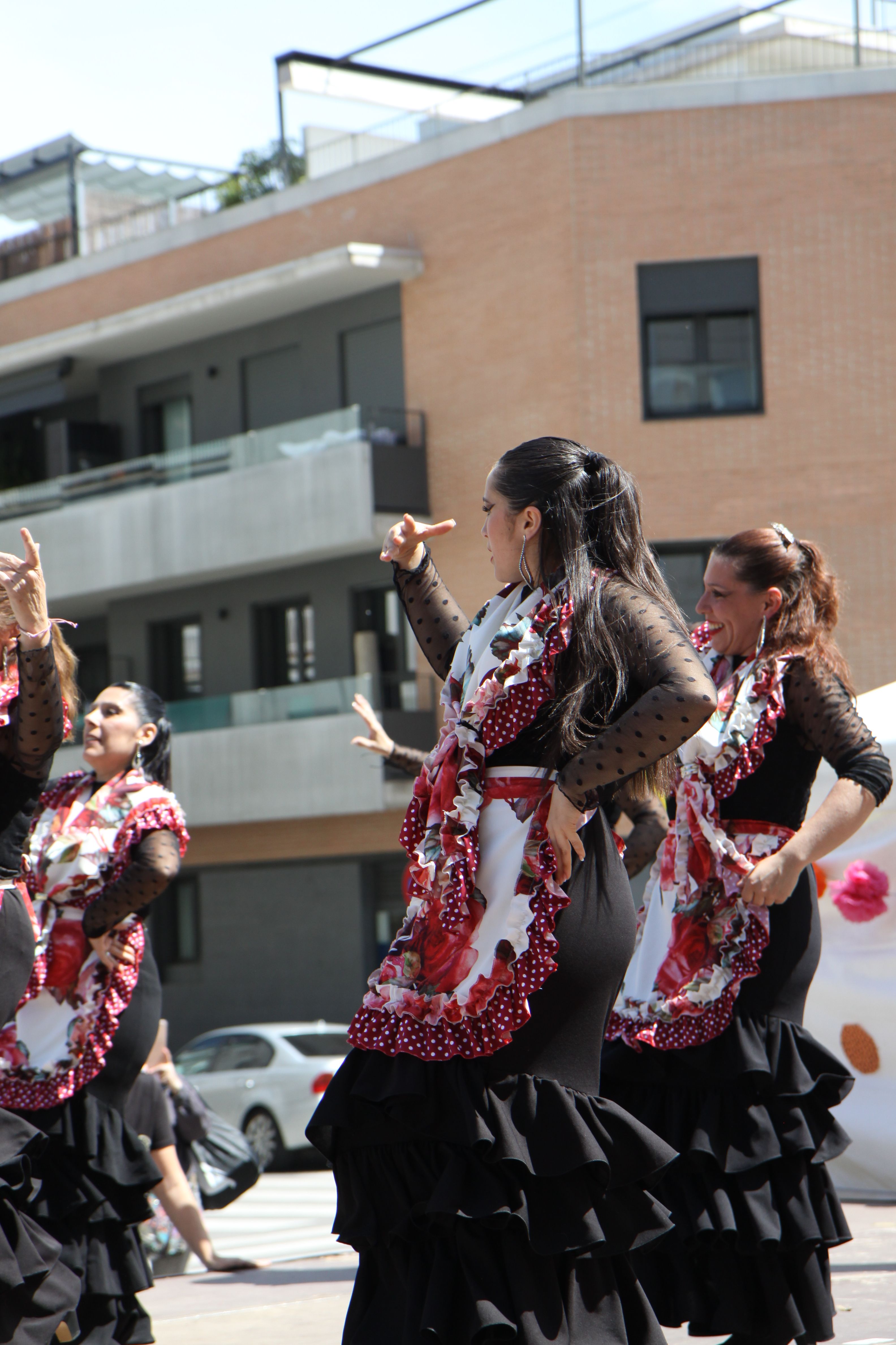 Ballada de flamenc durant la Fira d'Abril de Banús-Bonasort. Foto: Laia Jubany