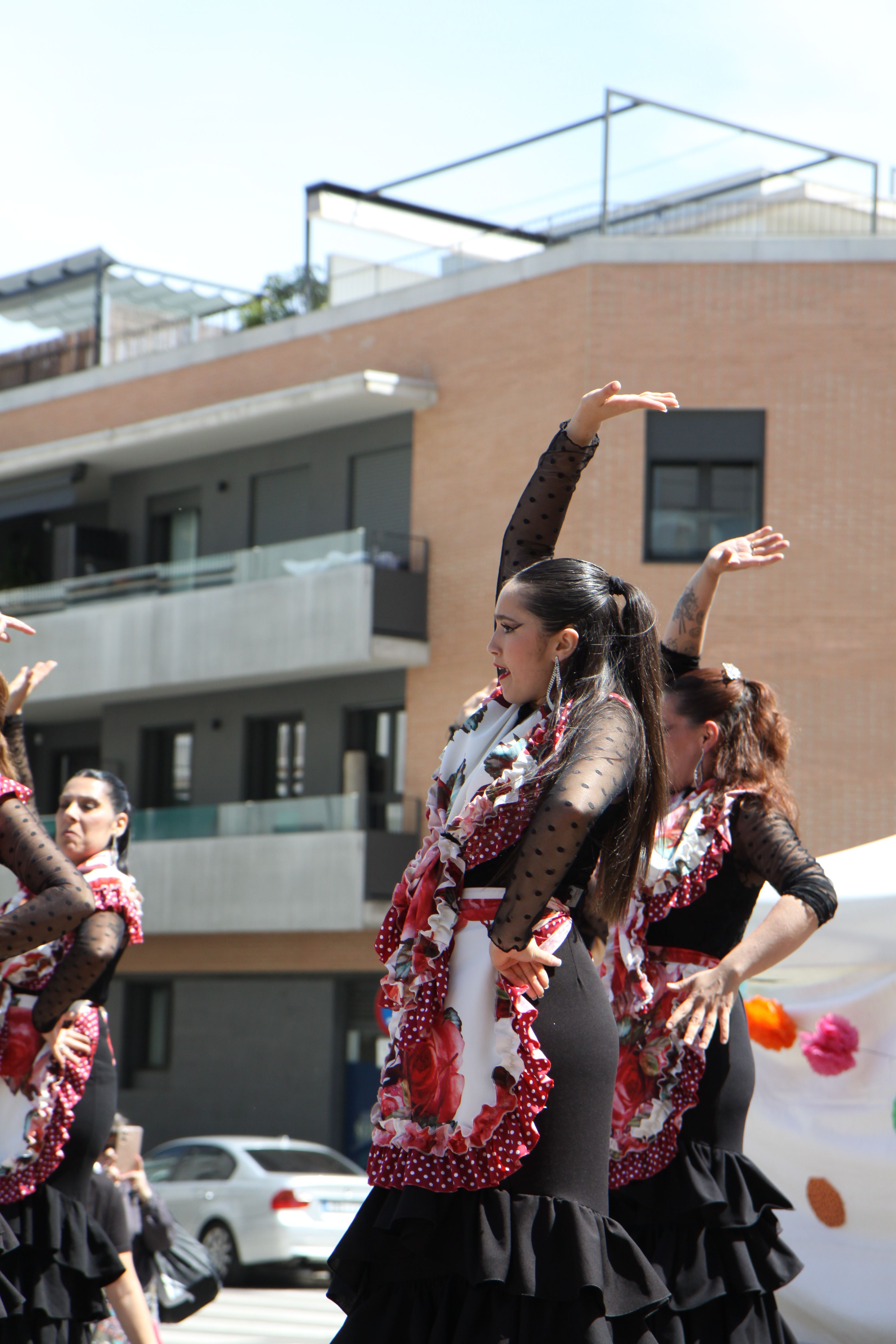 Ballada de flamenc durant la Fira d'Abril de Banús-Bonasort. Foto: Laia Jubany
