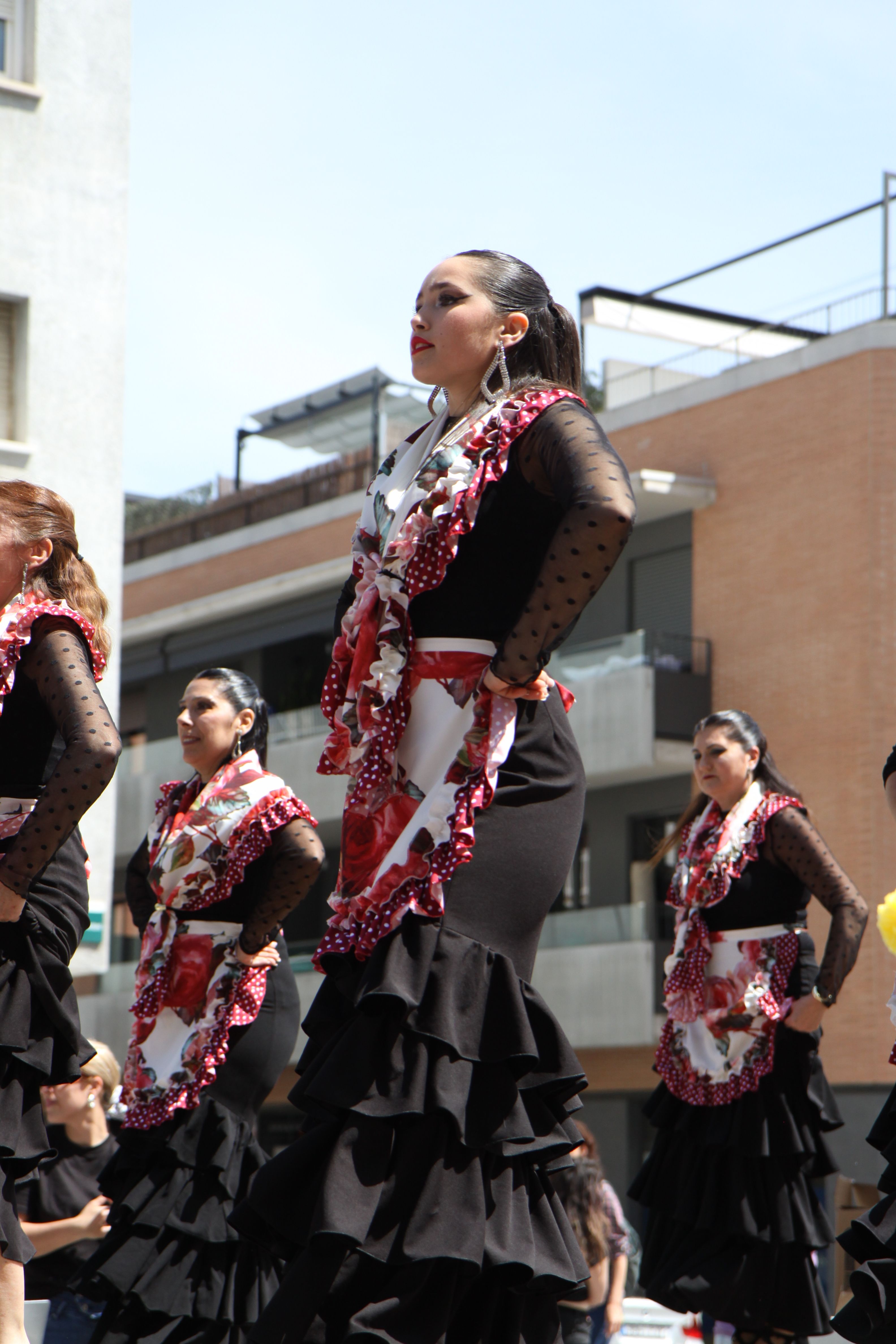 Ballada de flamenc durant la Fira d'Abril de Banús-Bonasort. Foto: Laia Jubany