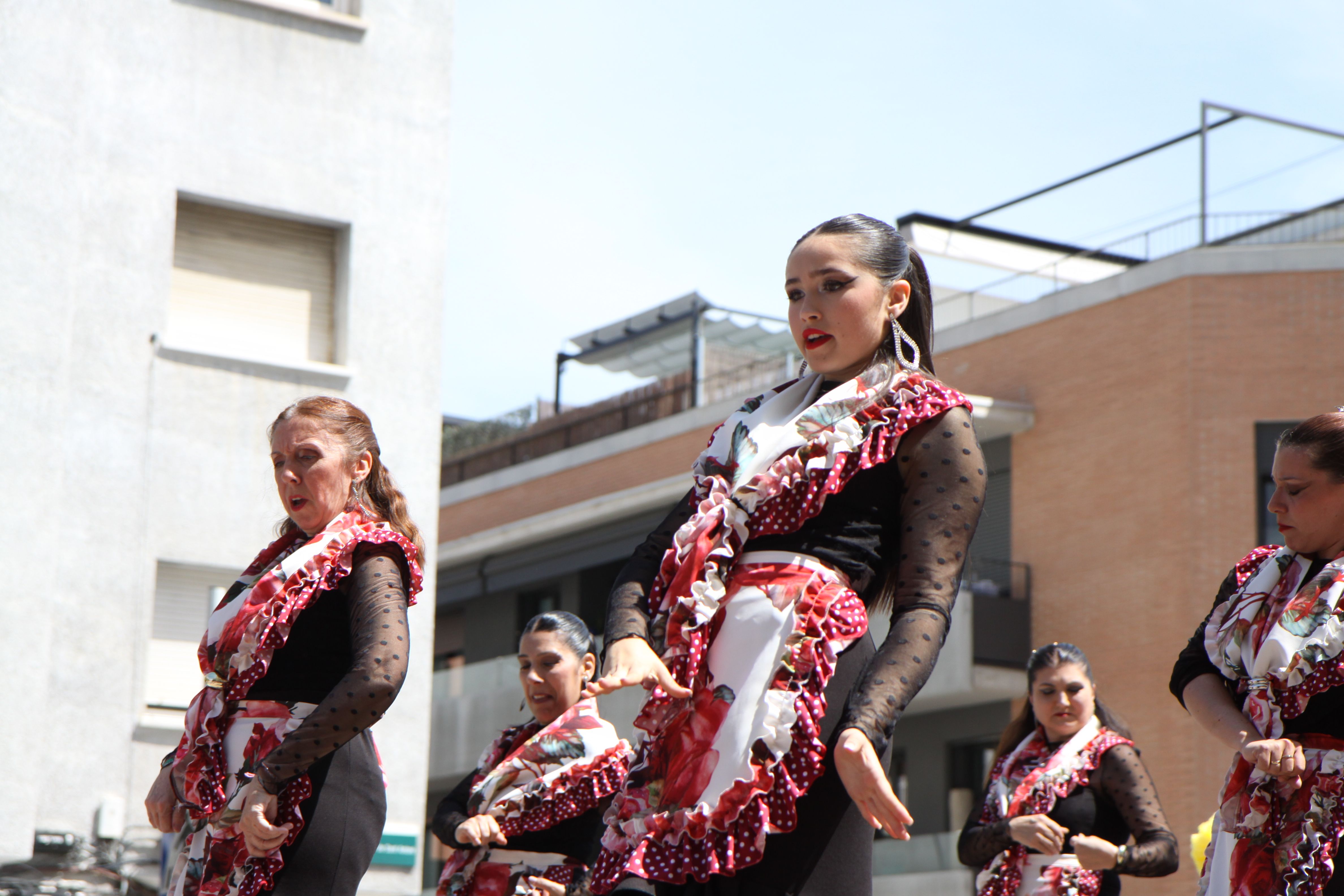 Ballada de flamenc durant la Fira d'Abril de Banús-Bonasort. Foto: Laia Jubany