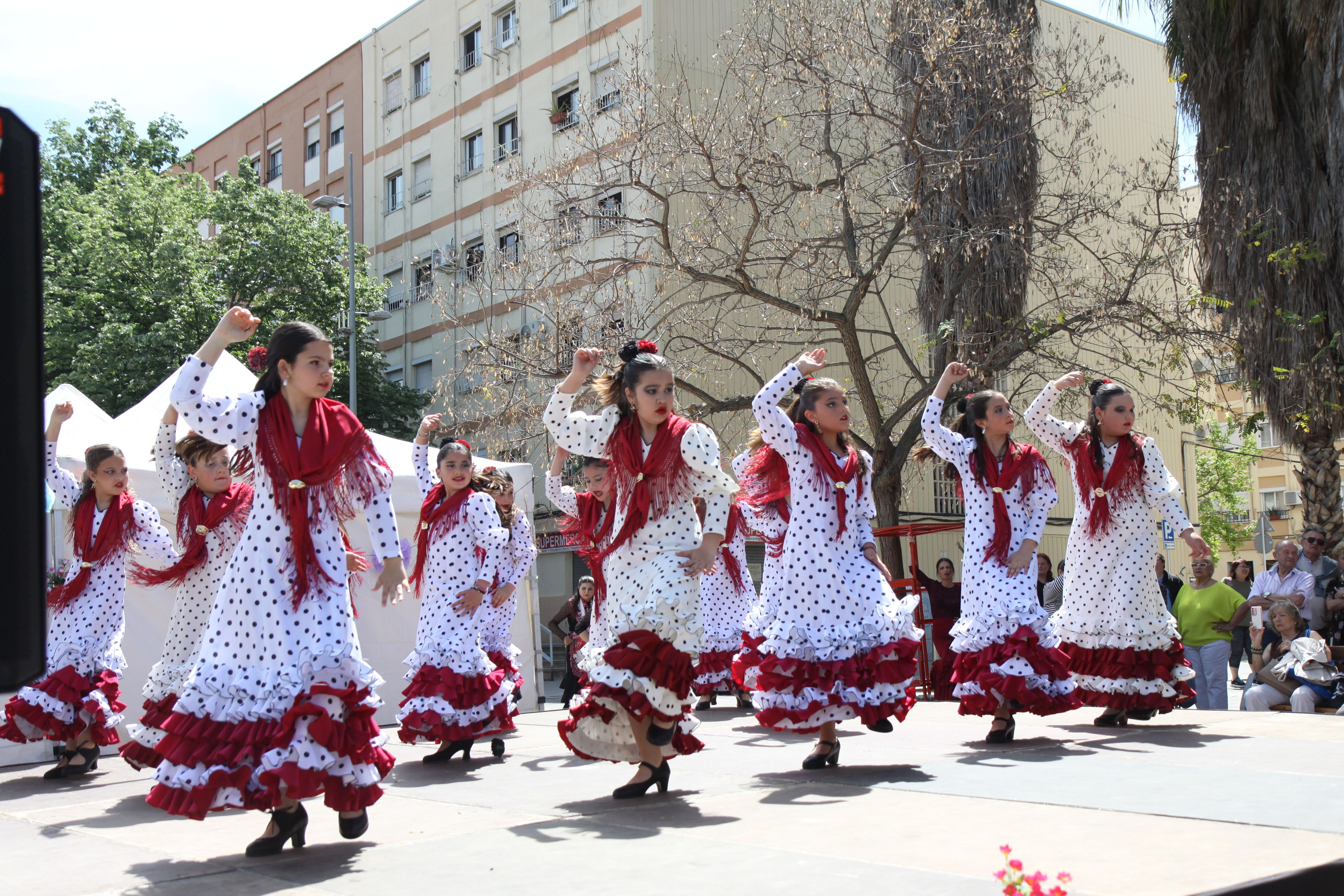 Ballada de flamenc durant la Fira d'Abril de Banús-Bonasort. Foto: Laia Jubany