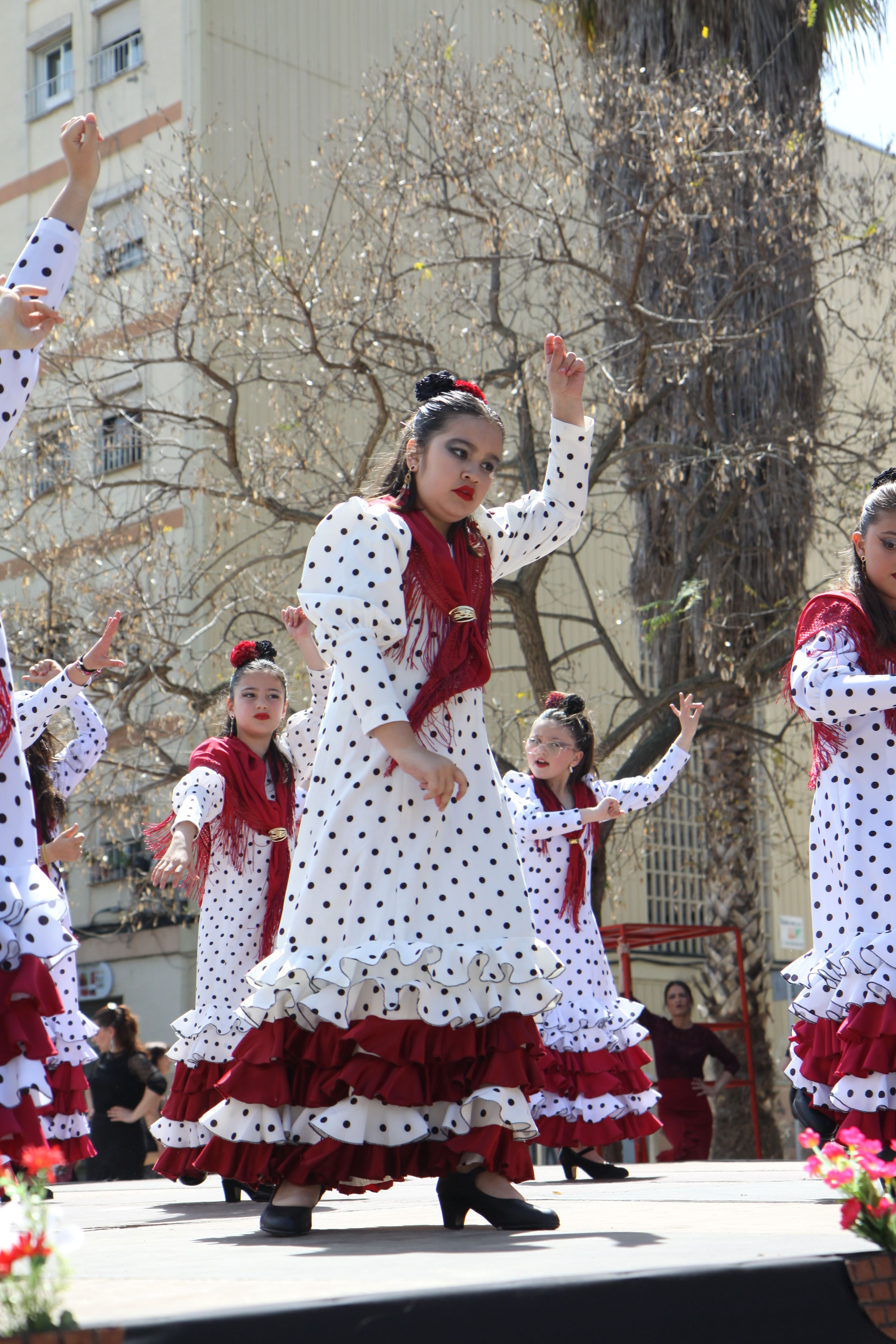 Ballada de flamenc durant la Fira d'Abril de Banús-Bonasort. Foto: Laia Jubany