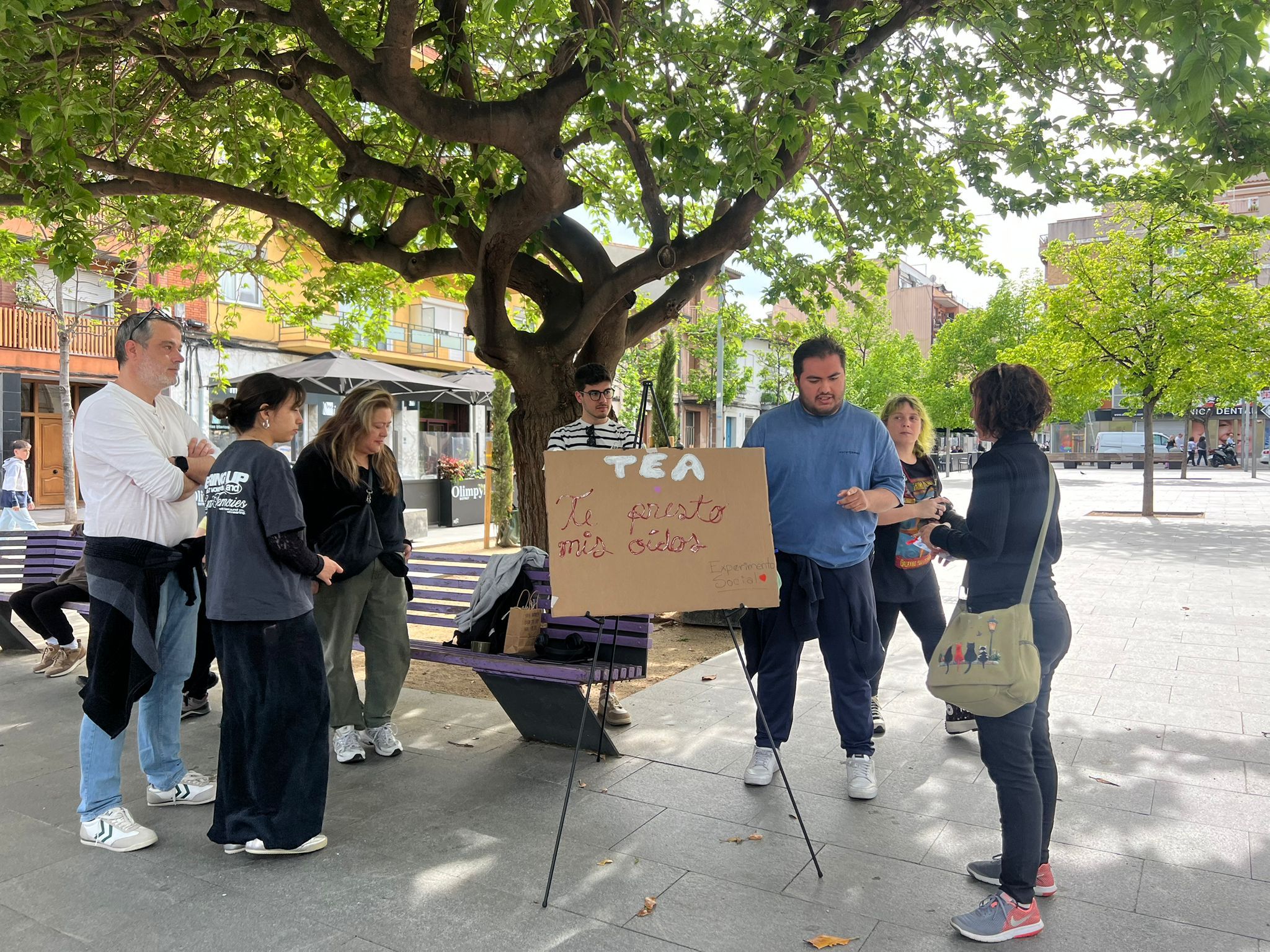 Experiment social sobre l'autisme. Foto: Laia Jubany