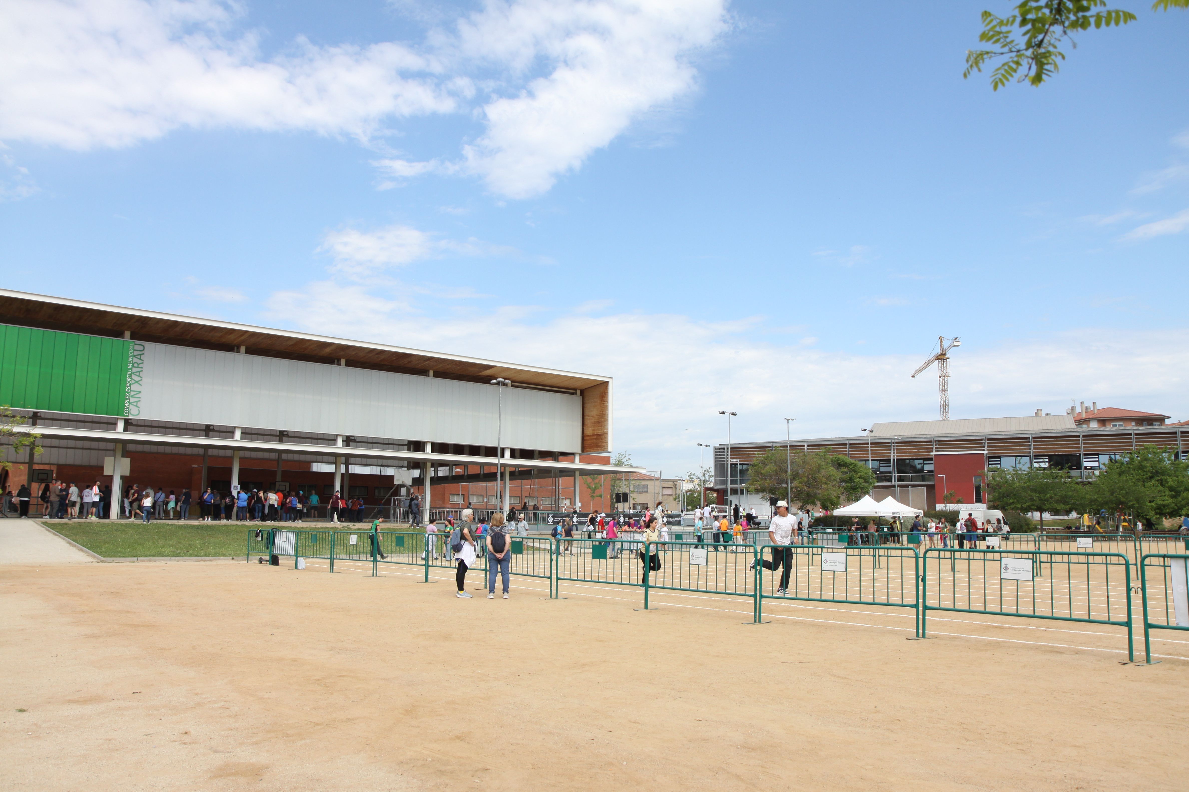 Atletisme durant la 4a Festa de l'Esport Inclusiu. Foto: Laia Jubany