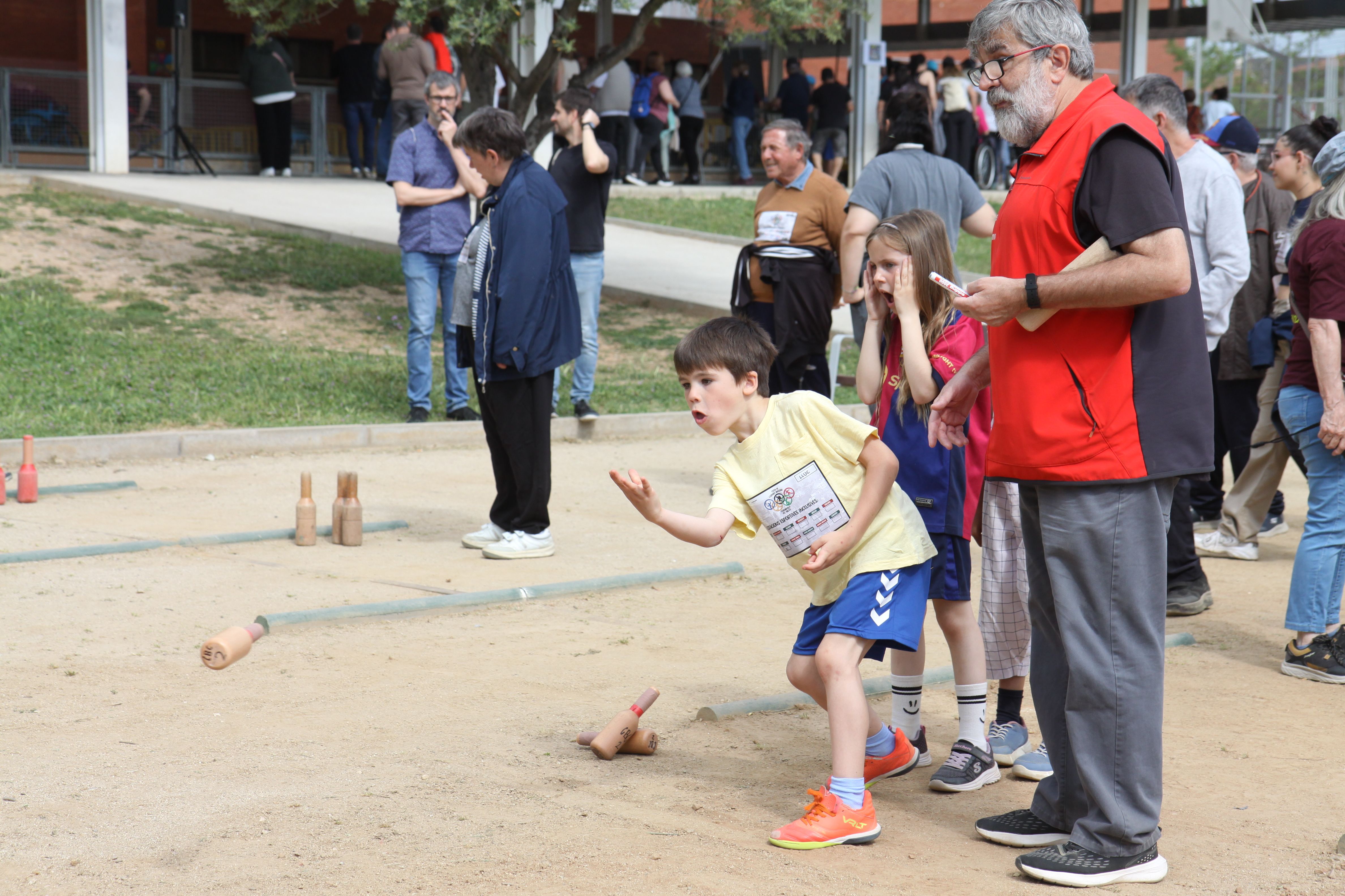 Bitlles catalanes durant la 4a Festa de l'Esport Inclusiu. Foto: Laia Jubany