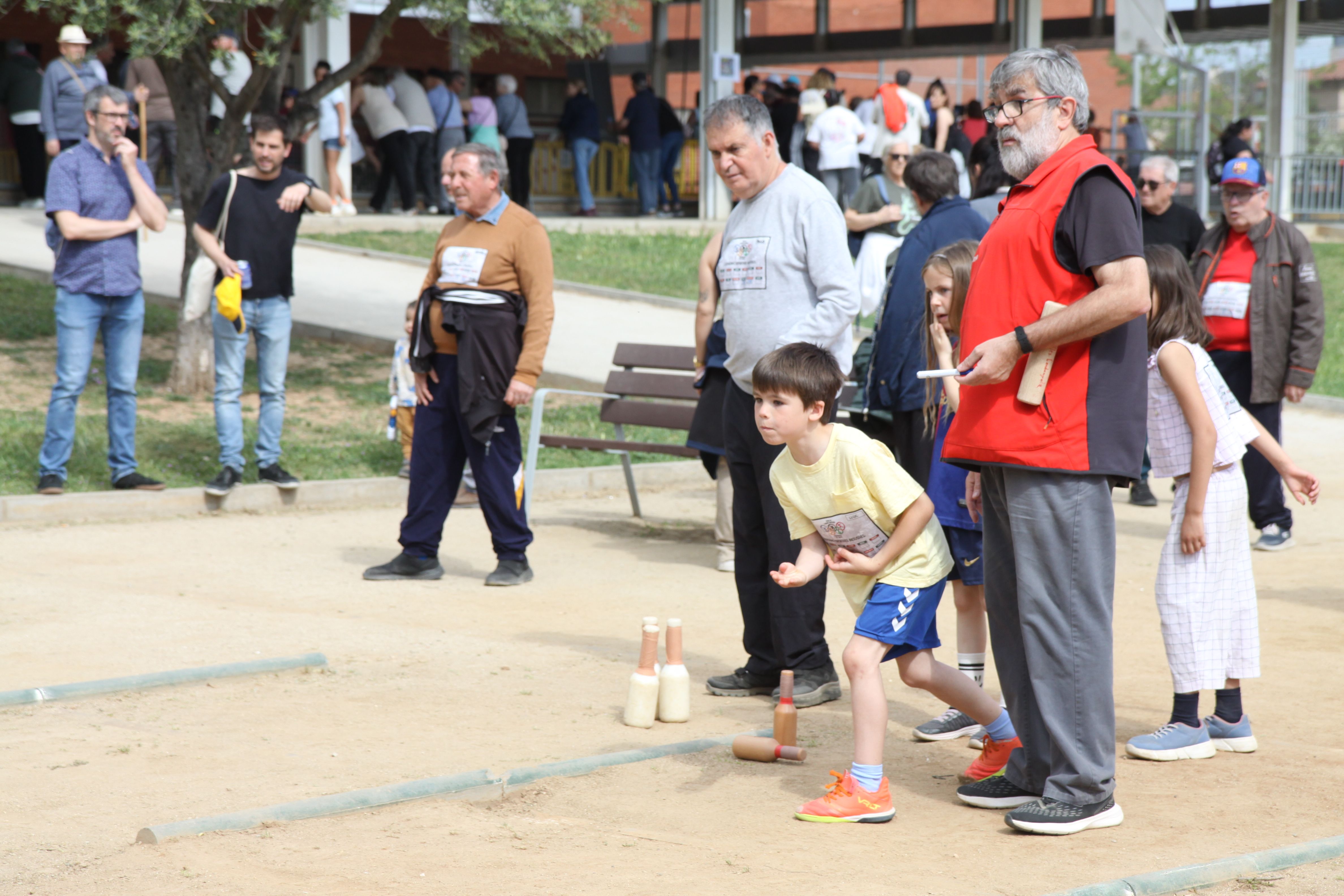 Bitlles catalanes durant la 4a Festa de l'Esport Inclusiu. Foto: Laia Jubany