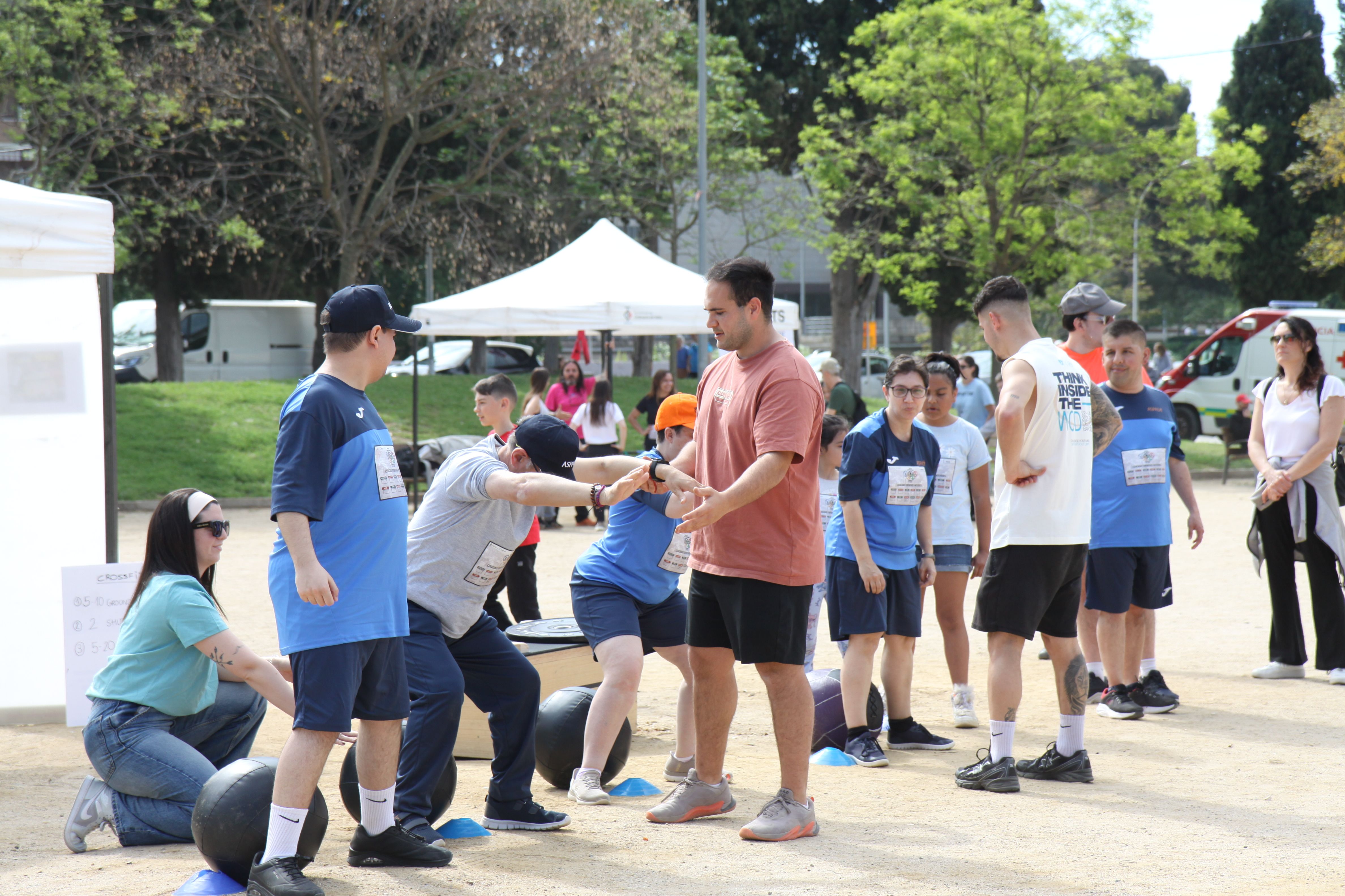 Crossfit durant la 4a Festa de l'Esport Inclusiu. Foto: Laia Jubany