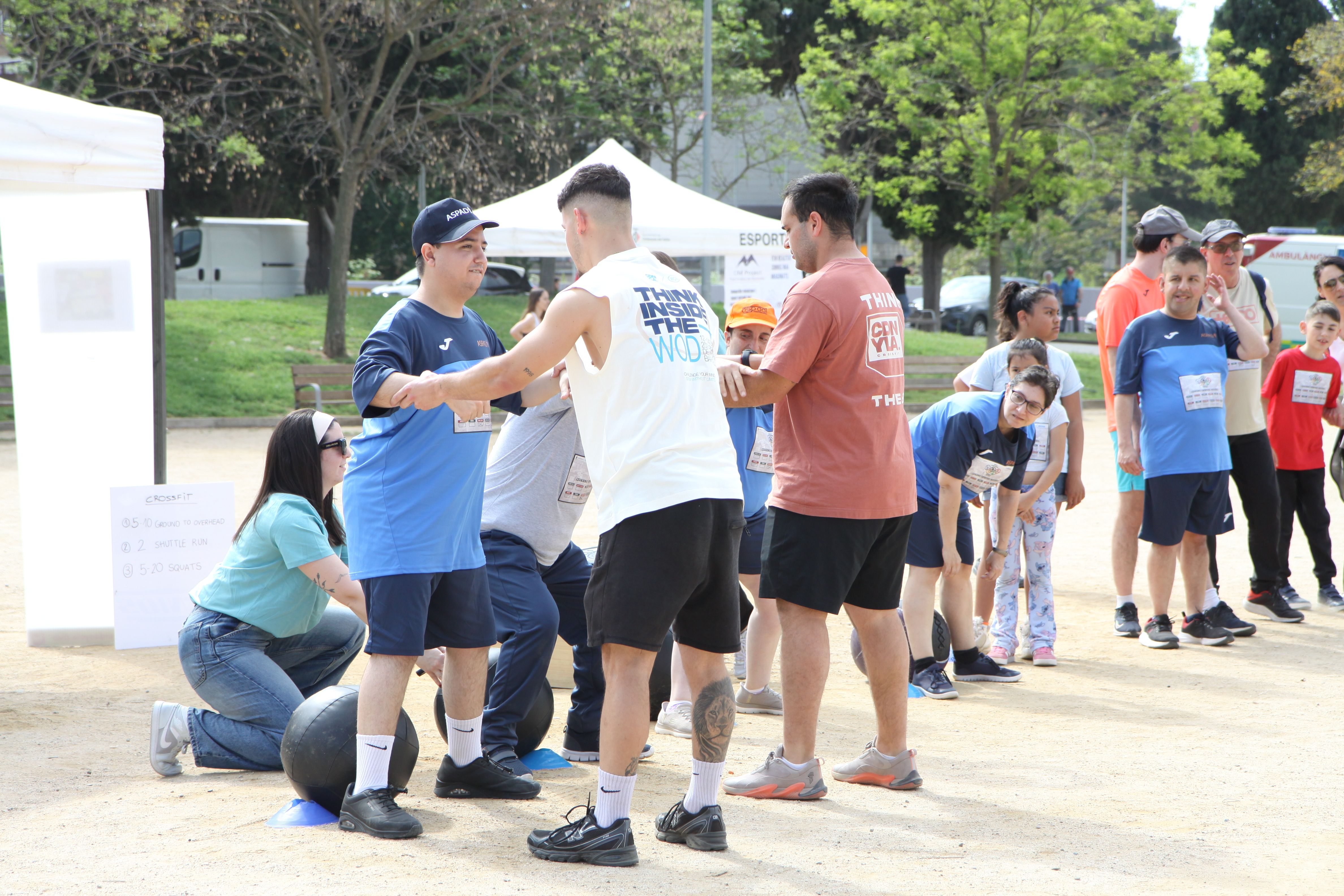 Crossfit durant la 4a Festa de l'Esport Inclusiu. Foto: Laia Jubany