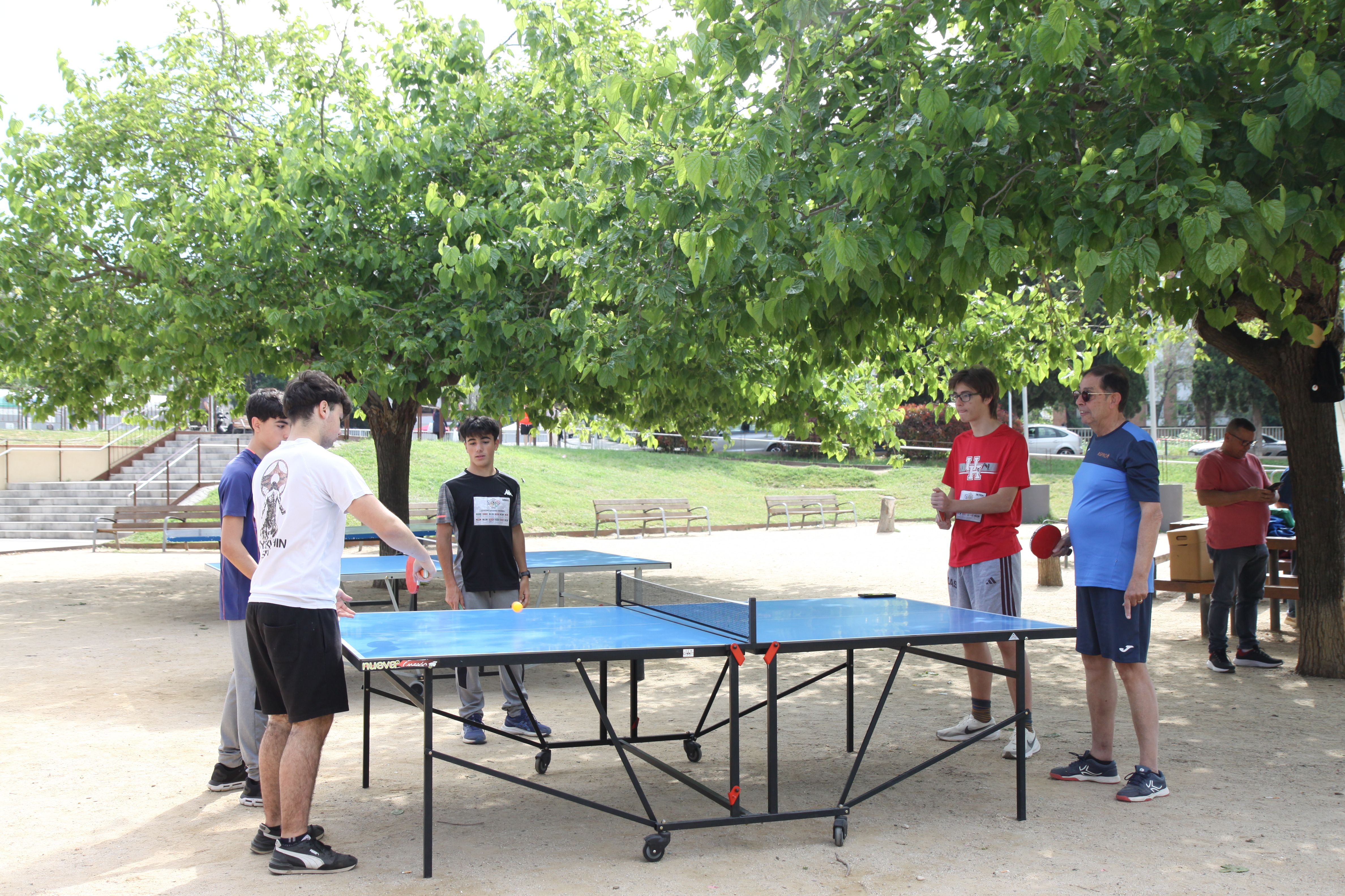 Tennis taula durant la 4a Festa de l'Esport Inclusiu. Foto: Laia Jubany