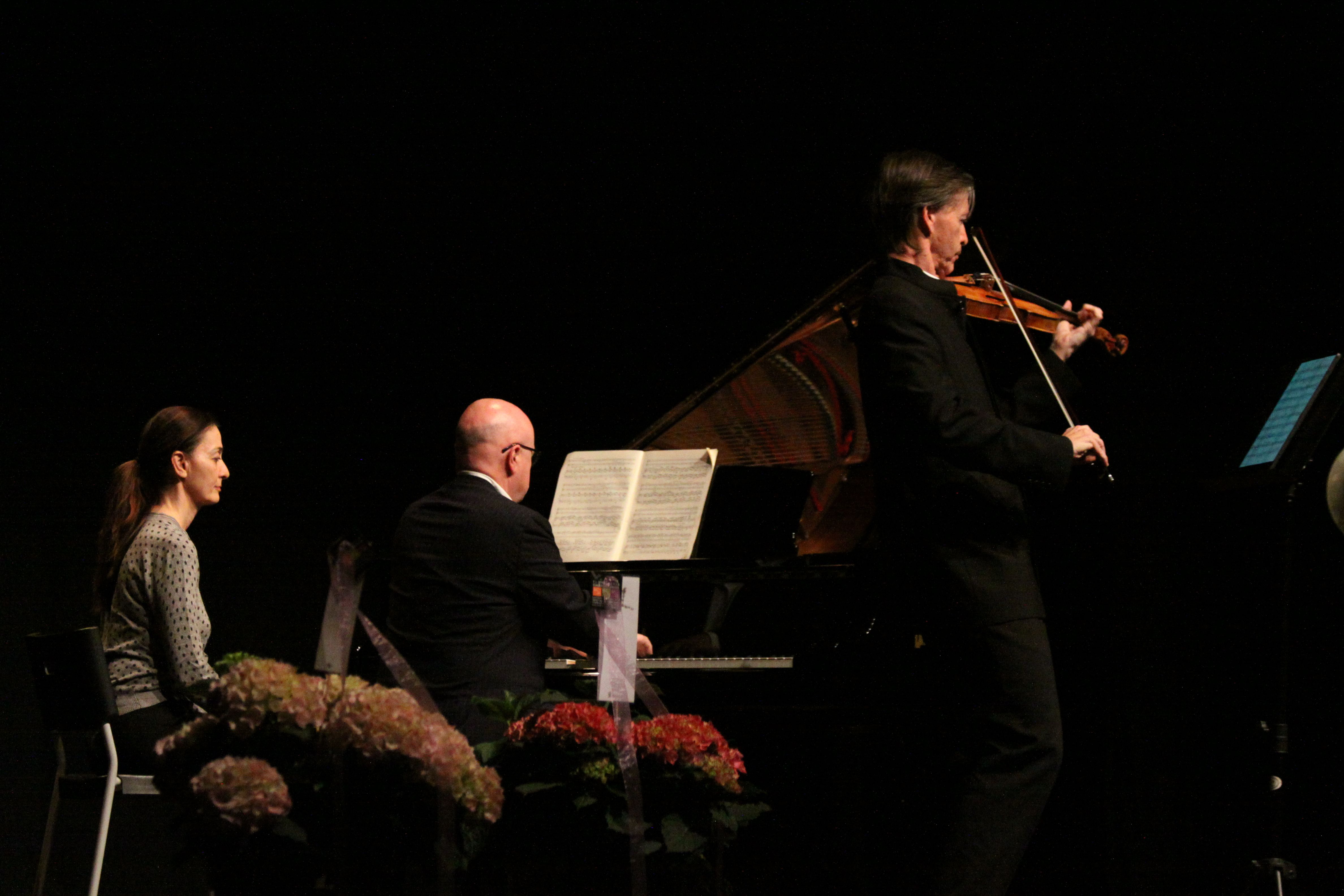 Kai Gleusteen (violí) i Albert Guinovart (piano). Foto: Laia Jubany