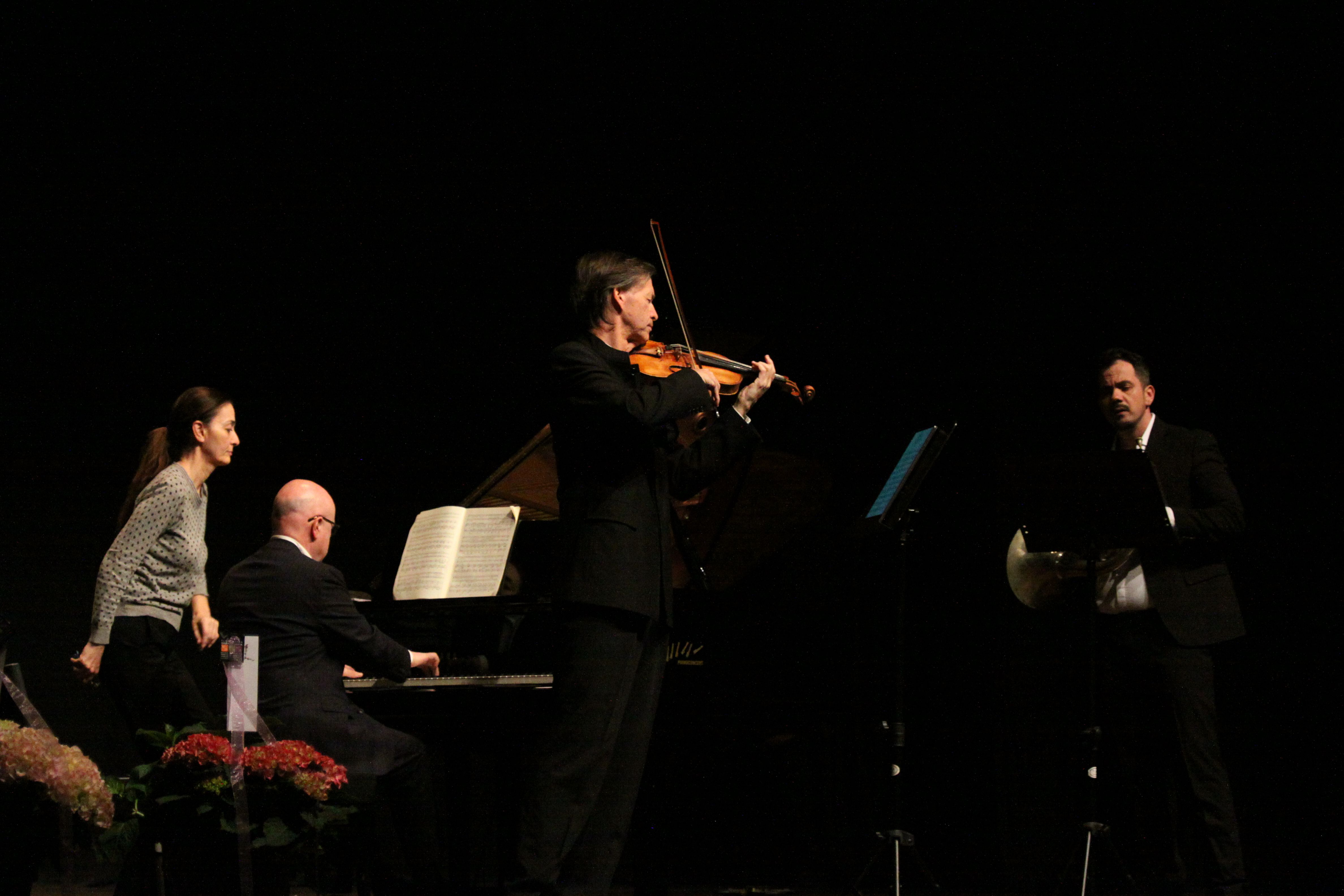 Kai Gleusteen al violí. Foto: Laia Jubany