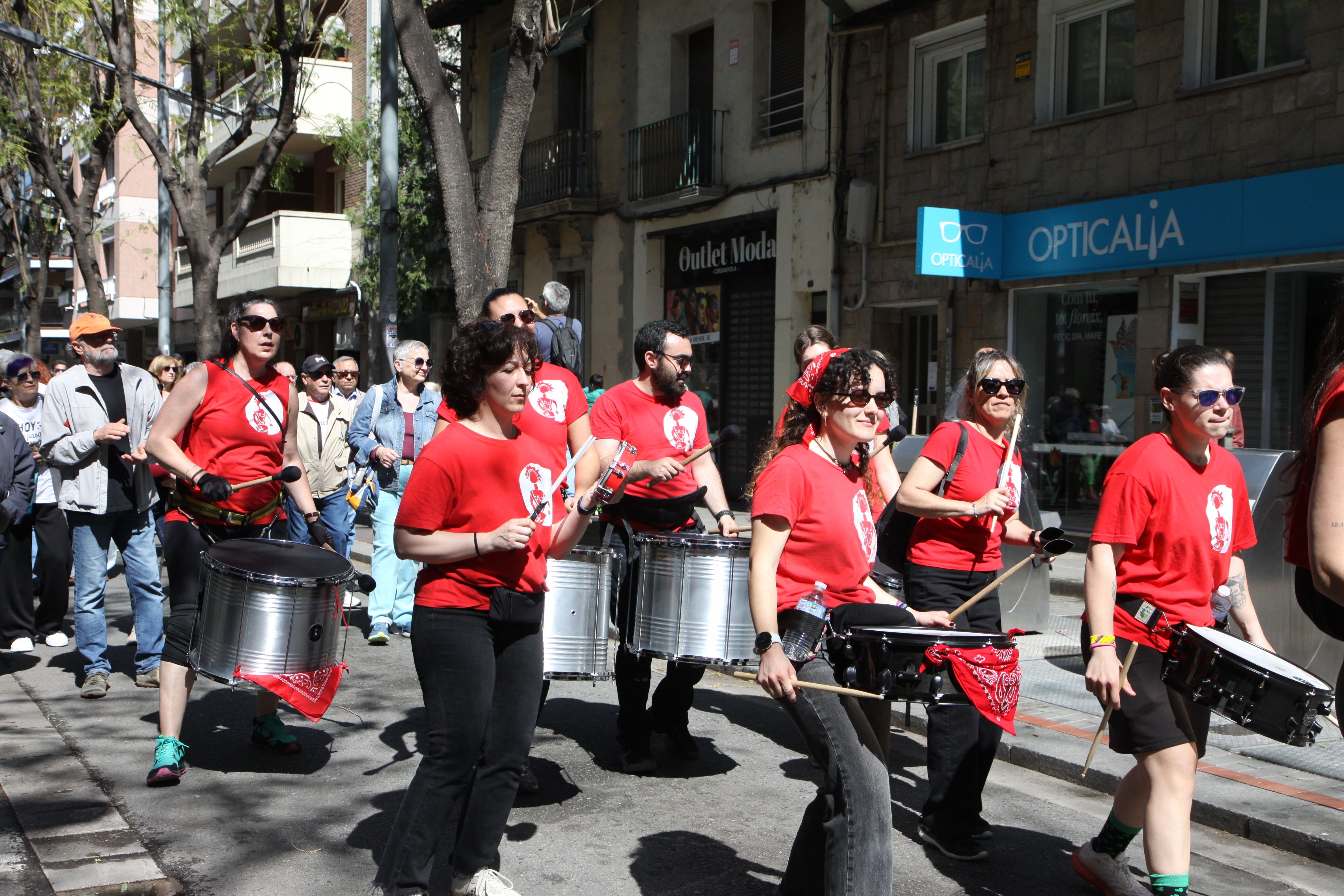 Manifestació unitària per la sanitat pública i la construcció de l'Ernest Lluch. Foto: Laia Jubany