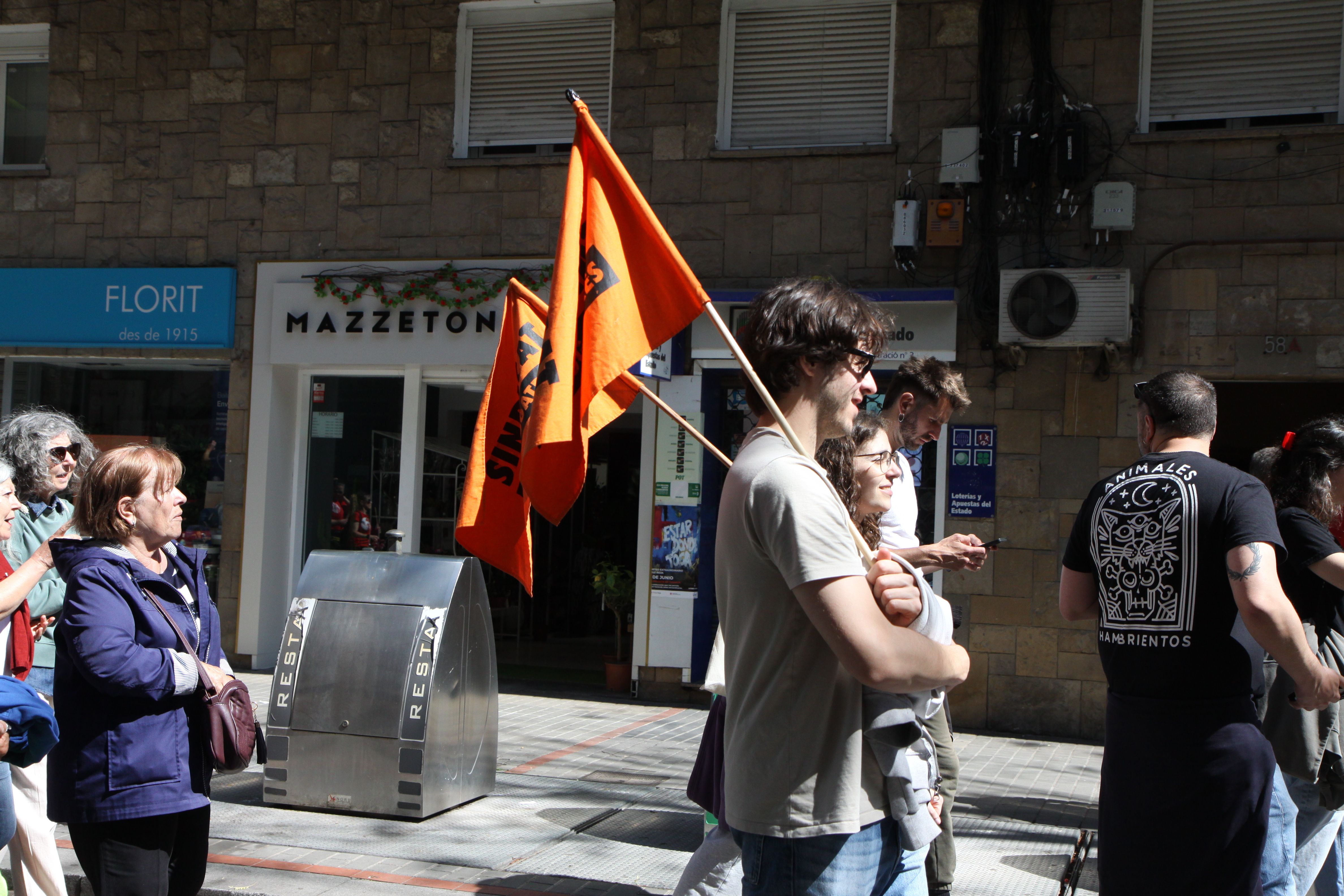 Manifestació unitària per la sanitat pública i la construcció de l'Ernest Lluch. Foto: Laia Jubany