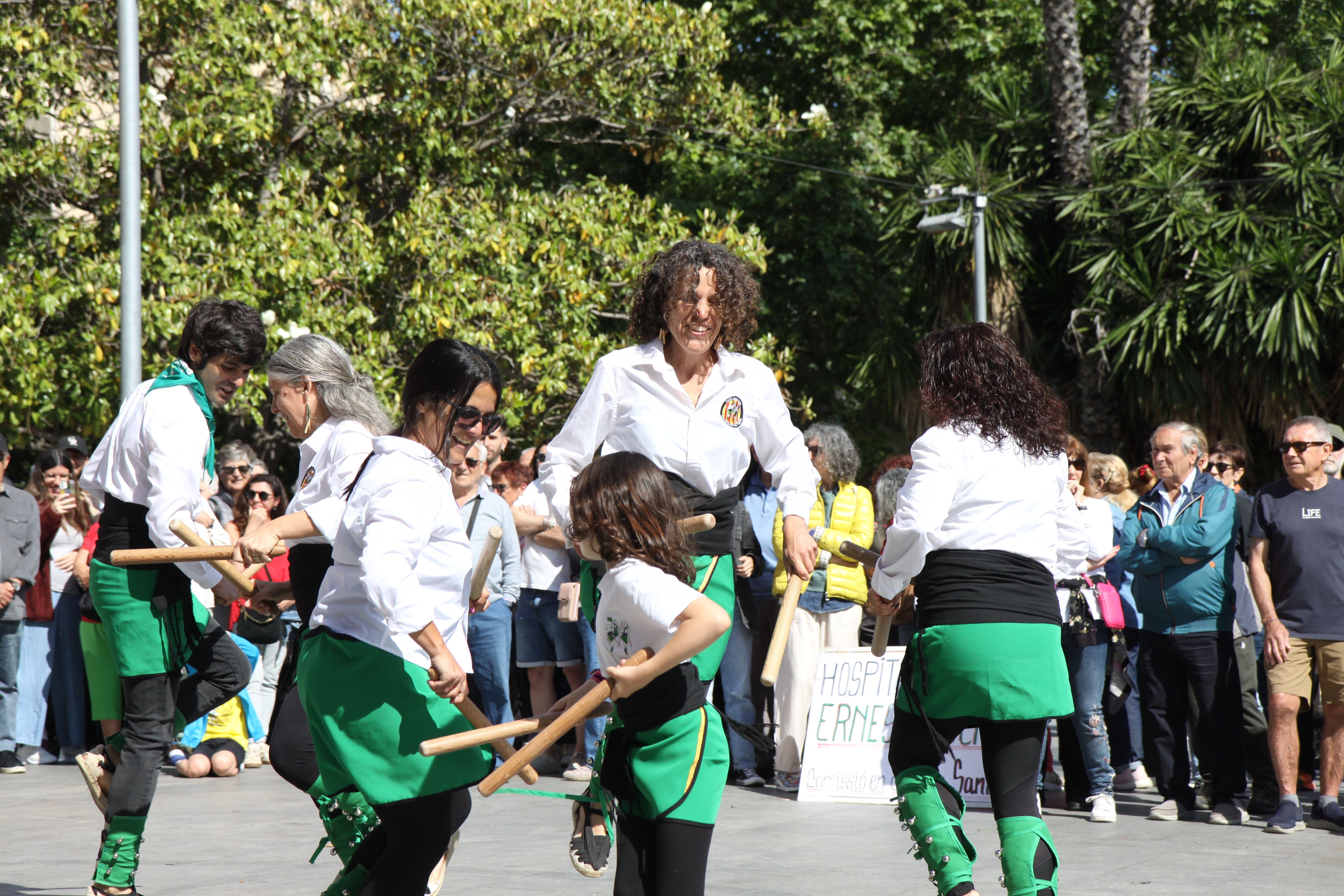 Manifestació unitària per la sanitat pública i la construcció de l'Ernest Lluch. Foto: Laia Jubany