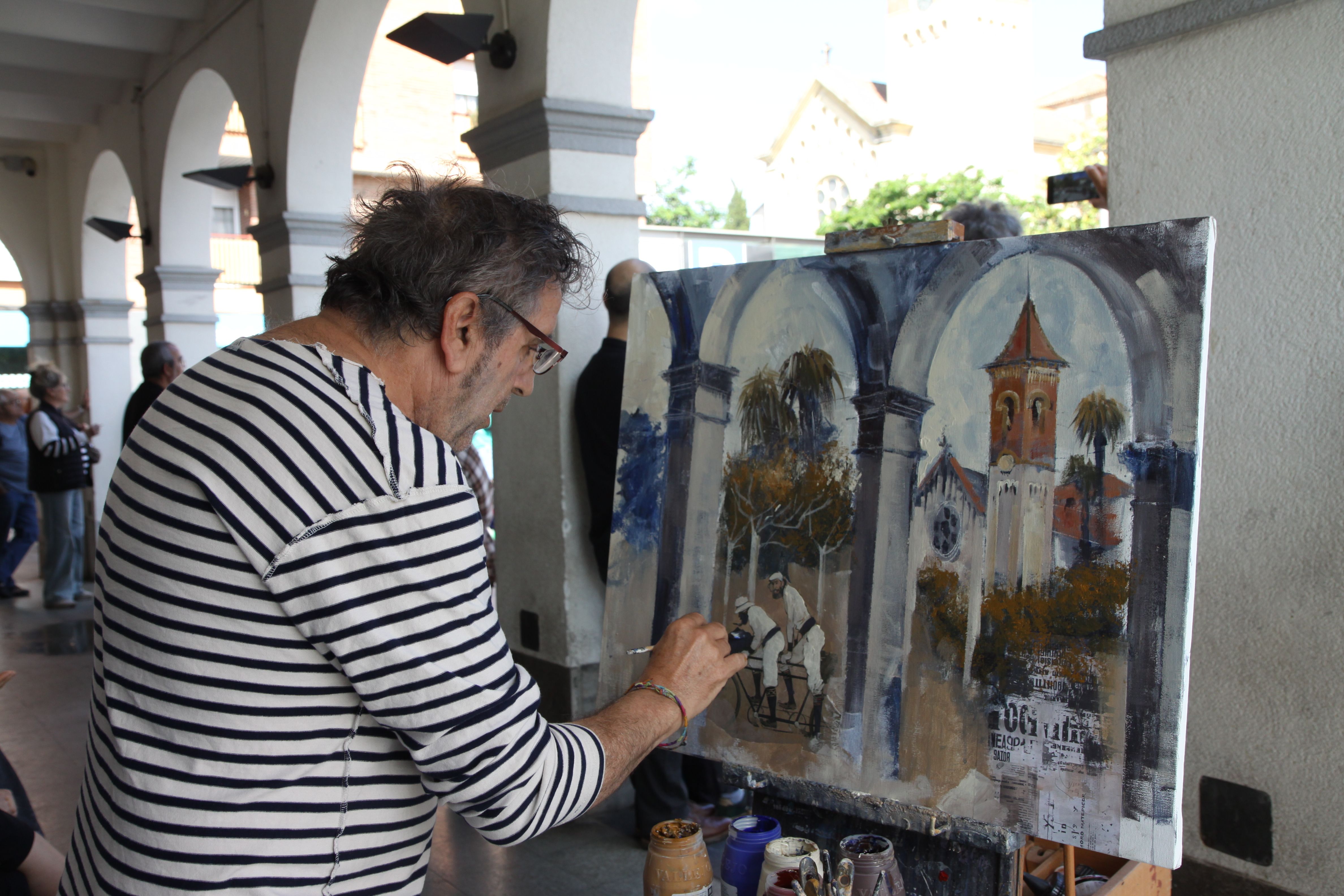 Concurs de pintura ràpida del Roser de Maig. Foto: Laia Jubany