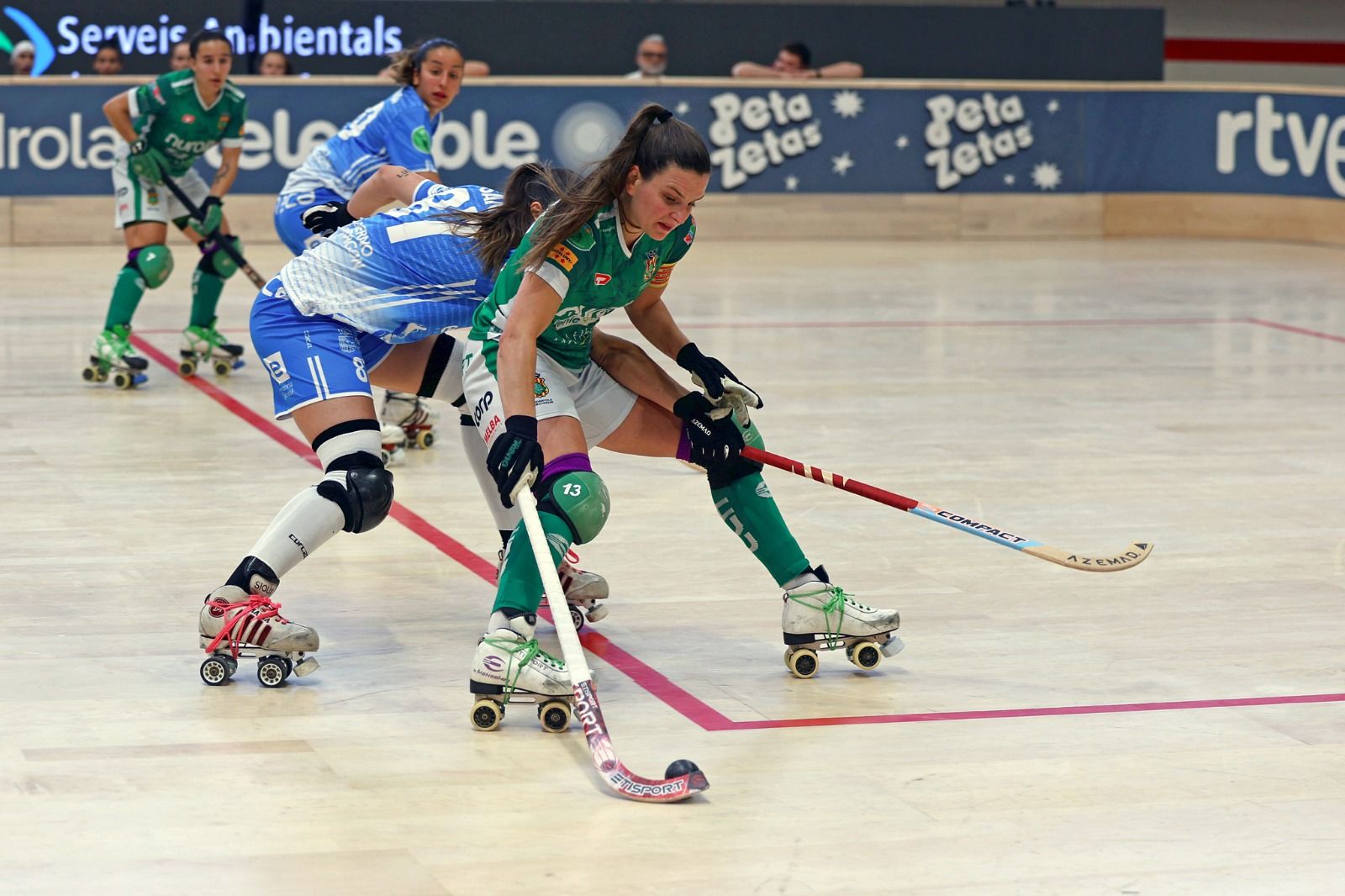 Gemma Solè durant el partit de la Copa de la Reina 2026. Foto: Luis Velasco (@byvelasco)