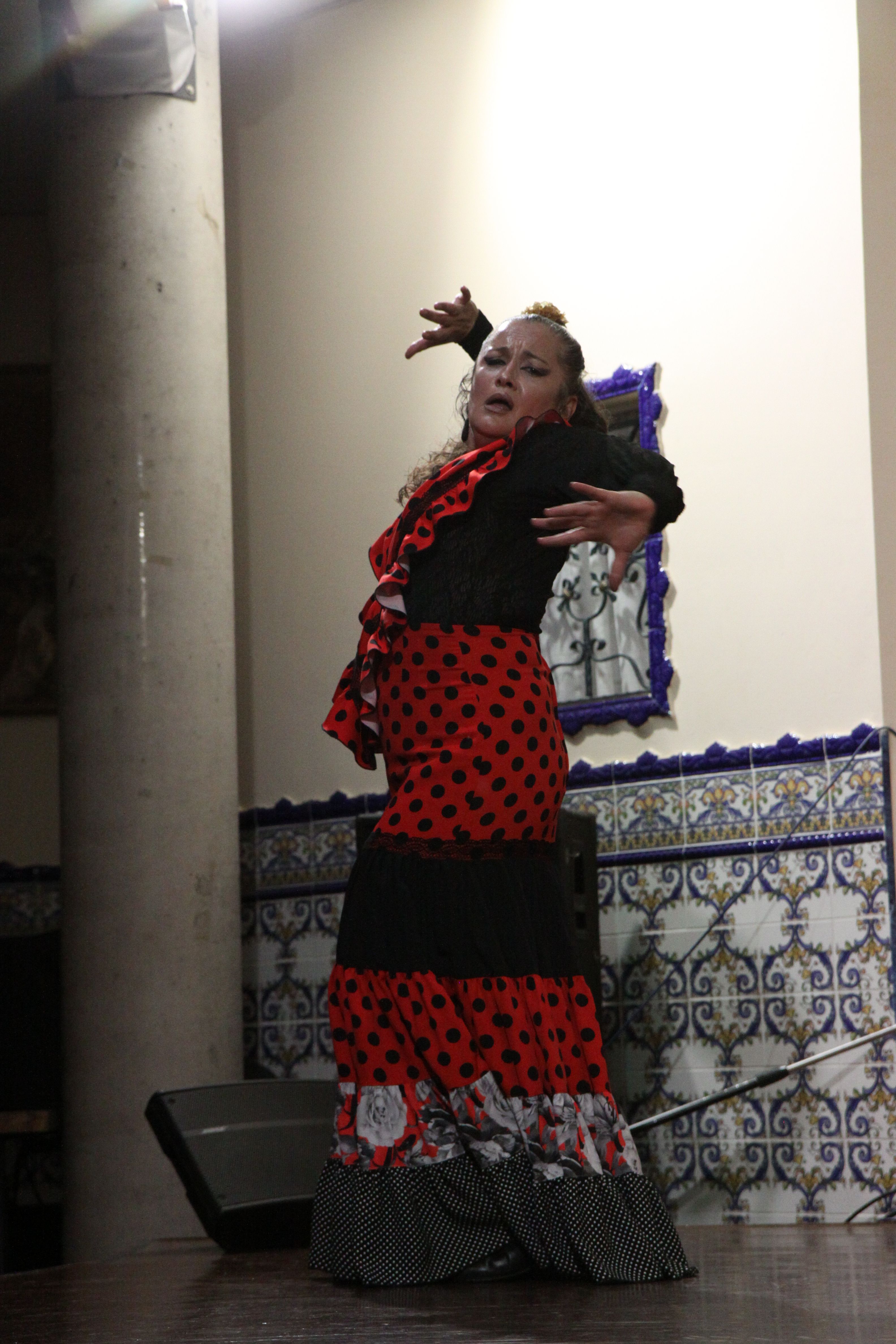 Molta força durant l'actuació de María Dávila. Foto: Laia Jubany