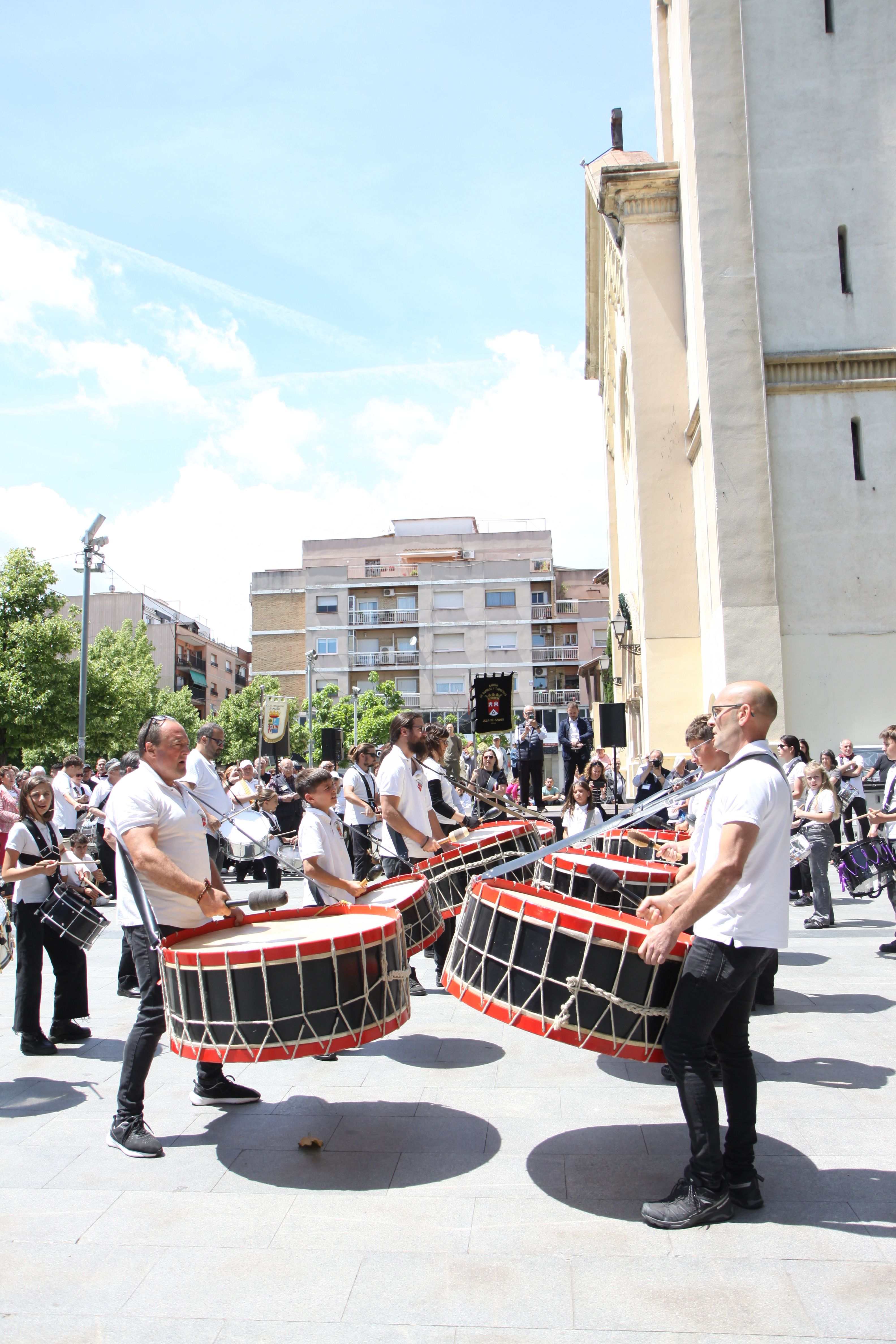 Coreografies de la Trobada de tambors i bombos. Foto: Laia Jubany
