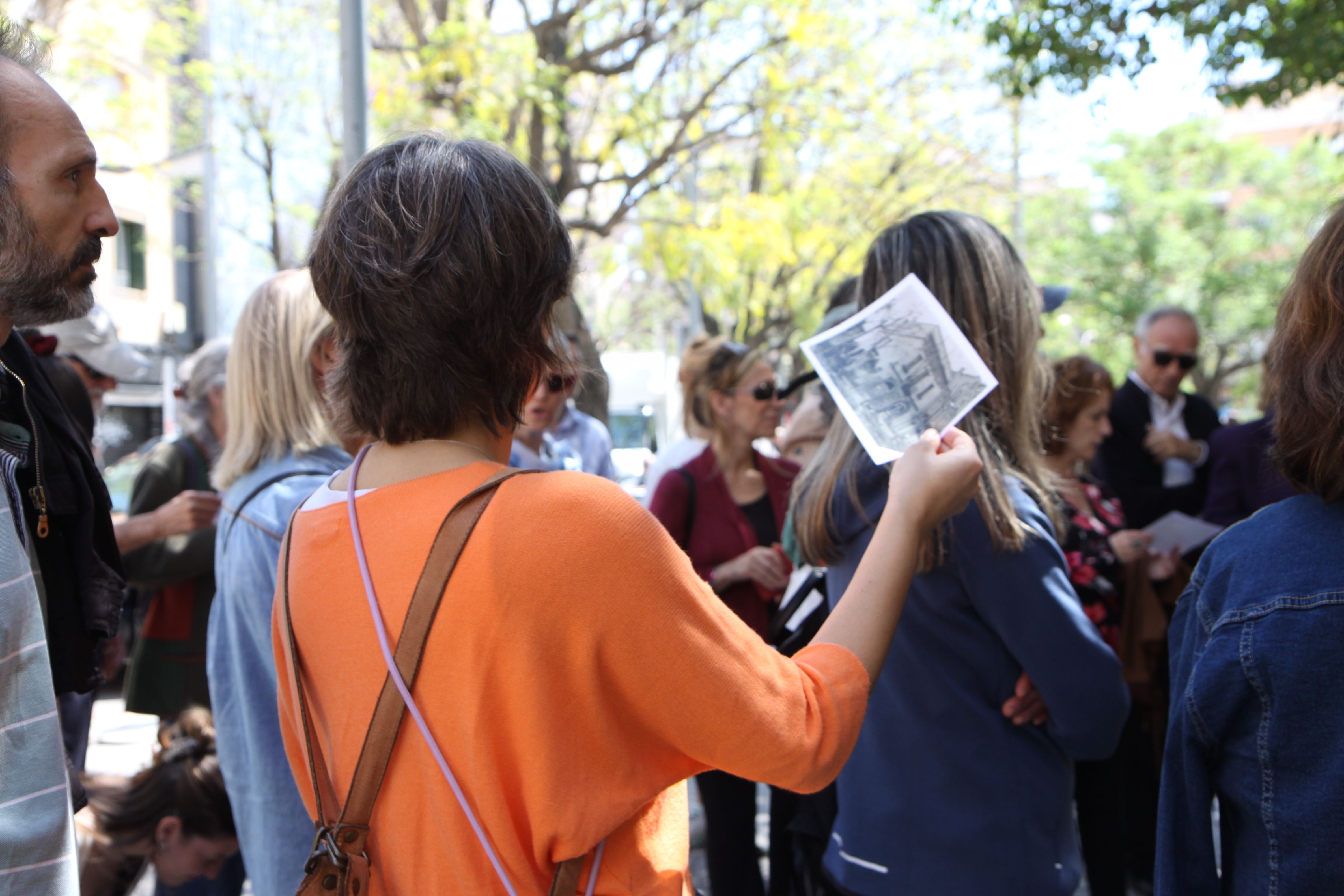 Recorregut de l'itinerari modernista per l'avinguda Catalunya. Foto: Laia Jubany