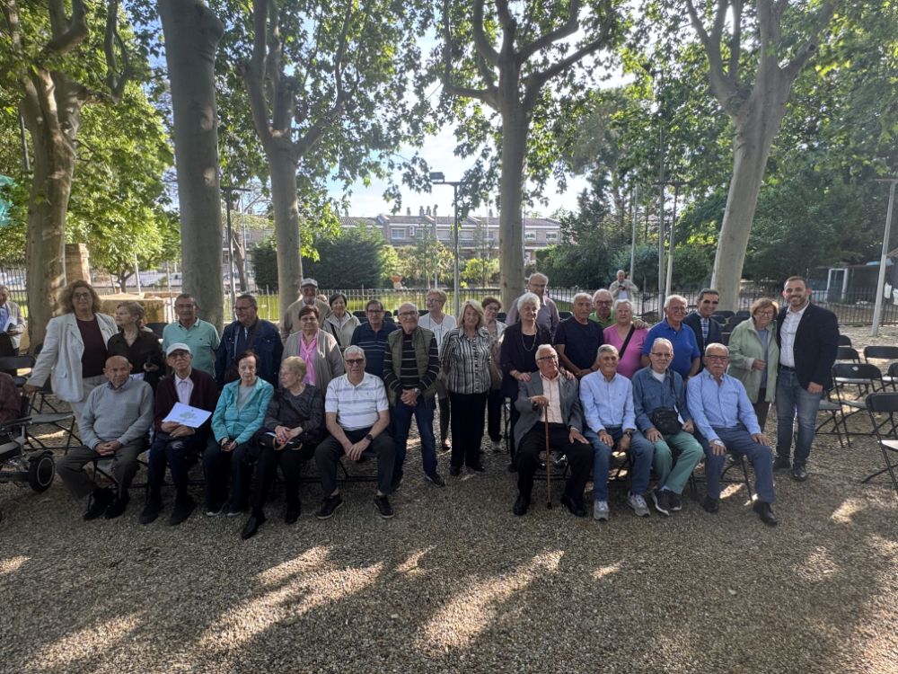 Els homenatjats per complir 80 anys a la segona celebració. Foto. Ajuntament