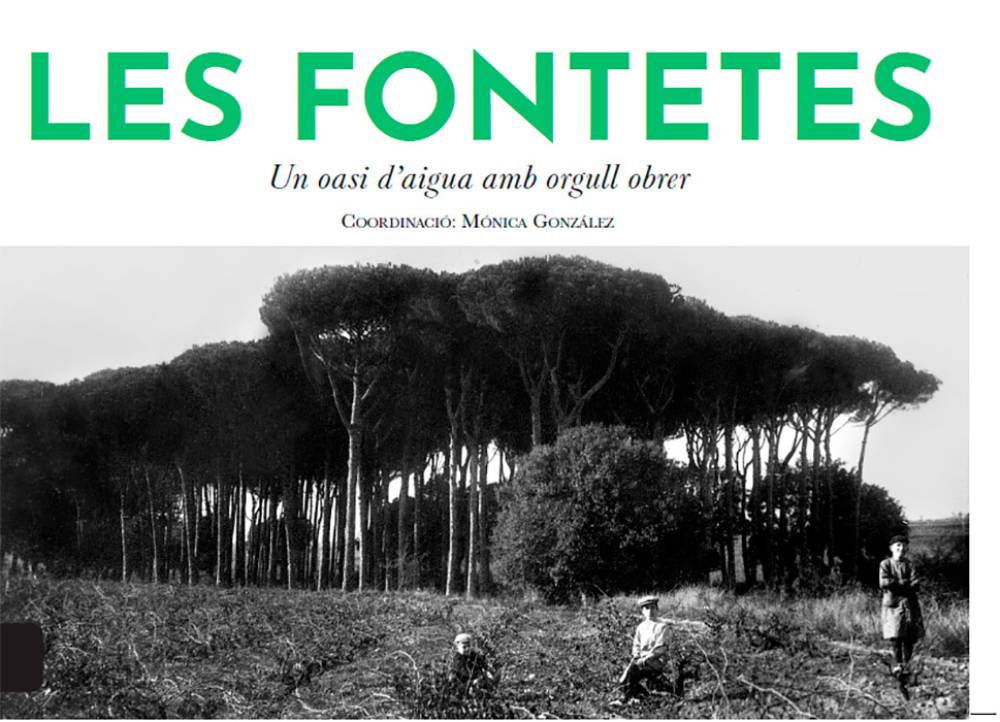 La portada del llibre recupera una imatge històrica de Les Fontetes abans de la urbanització del barri. FOTO: Cerdanyola.info