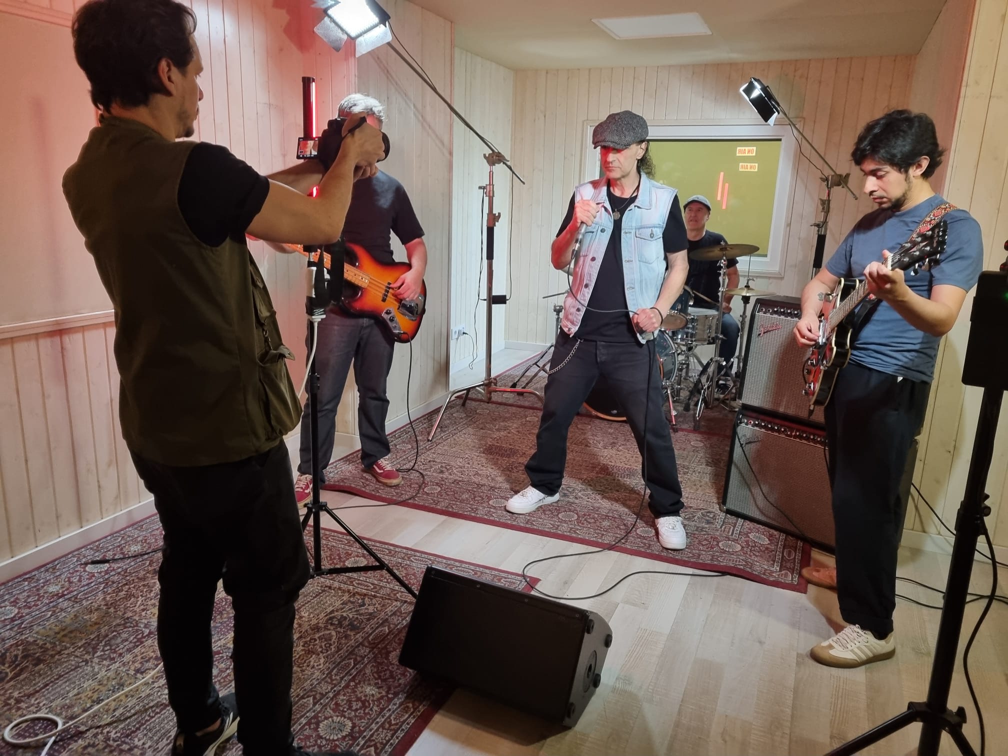 Gravació del videoclip de TNT de FDC als estudis de Motor Music Records el passat 9 de maig.