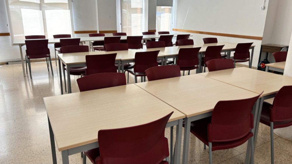 La sala d’estudi de l’Ateneu, situada a la planta baixa de l'equipament, ampliarà horari fins a la una de la matinada durant el període d’exàmens. FOTO: Ajuntament de Cerdanyola