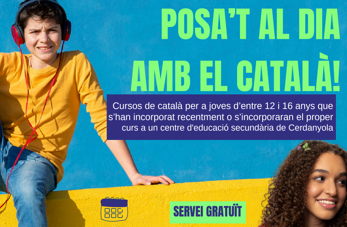 Fragment del cartell del programa formatiu de la Creu Roja i l'Ajuntament de Cerdanyola. FOTO: Cedida