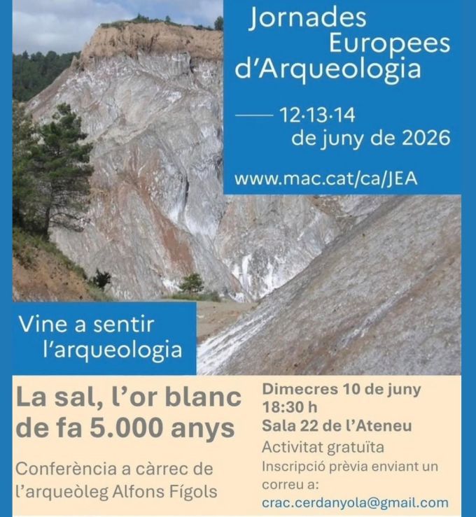 Cartell de la conferència sobre la sal