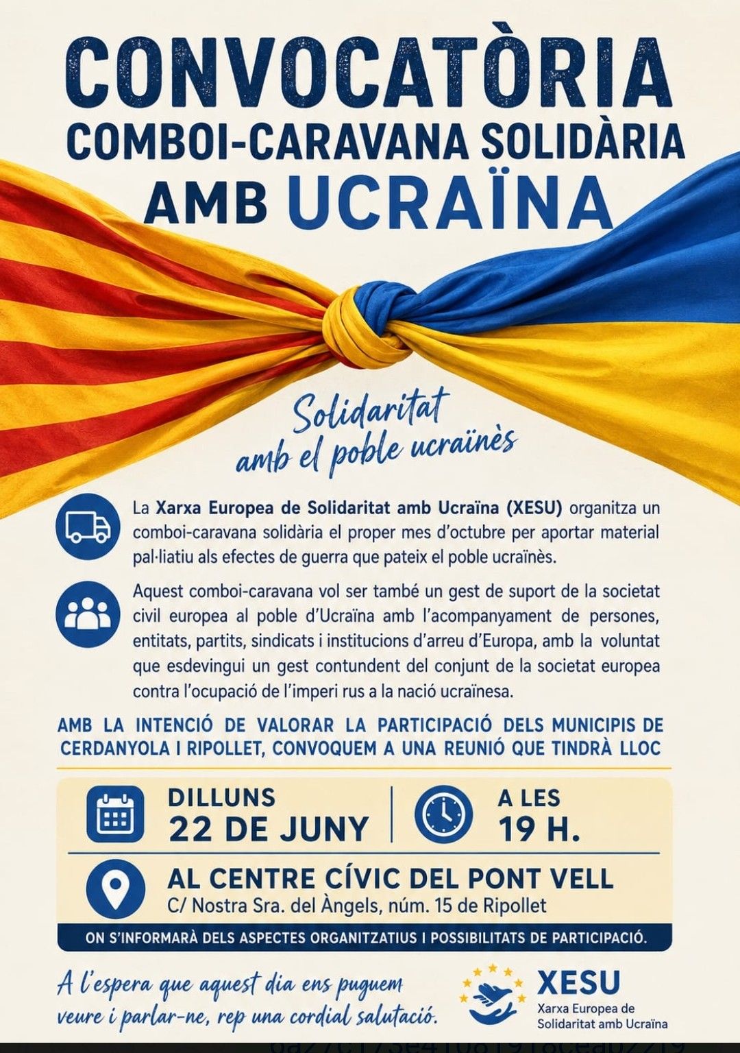 Cartell informatiu de la xerrada. 