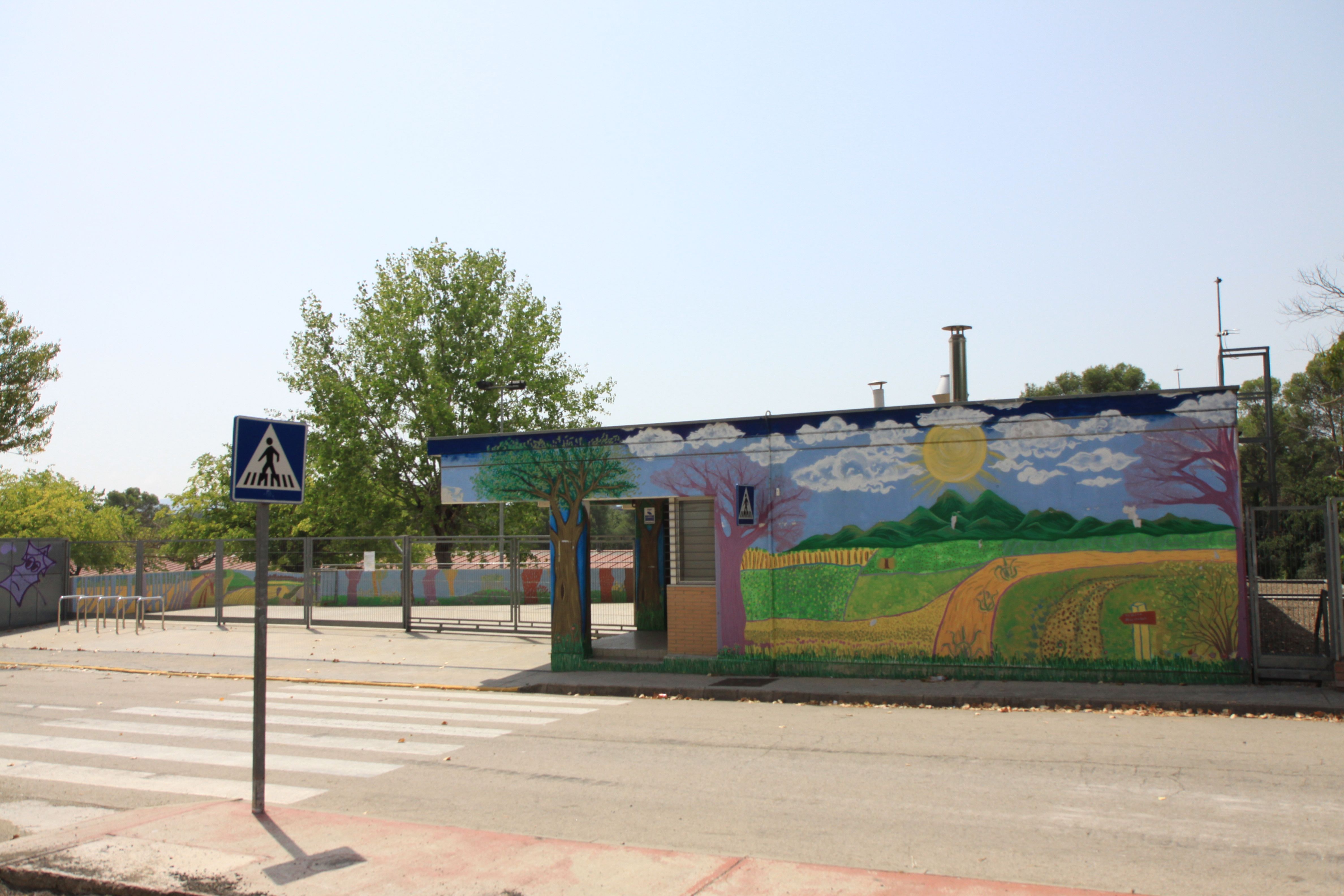 Entrada de l'Escola Bellaterra. Foto: Laia Jubany