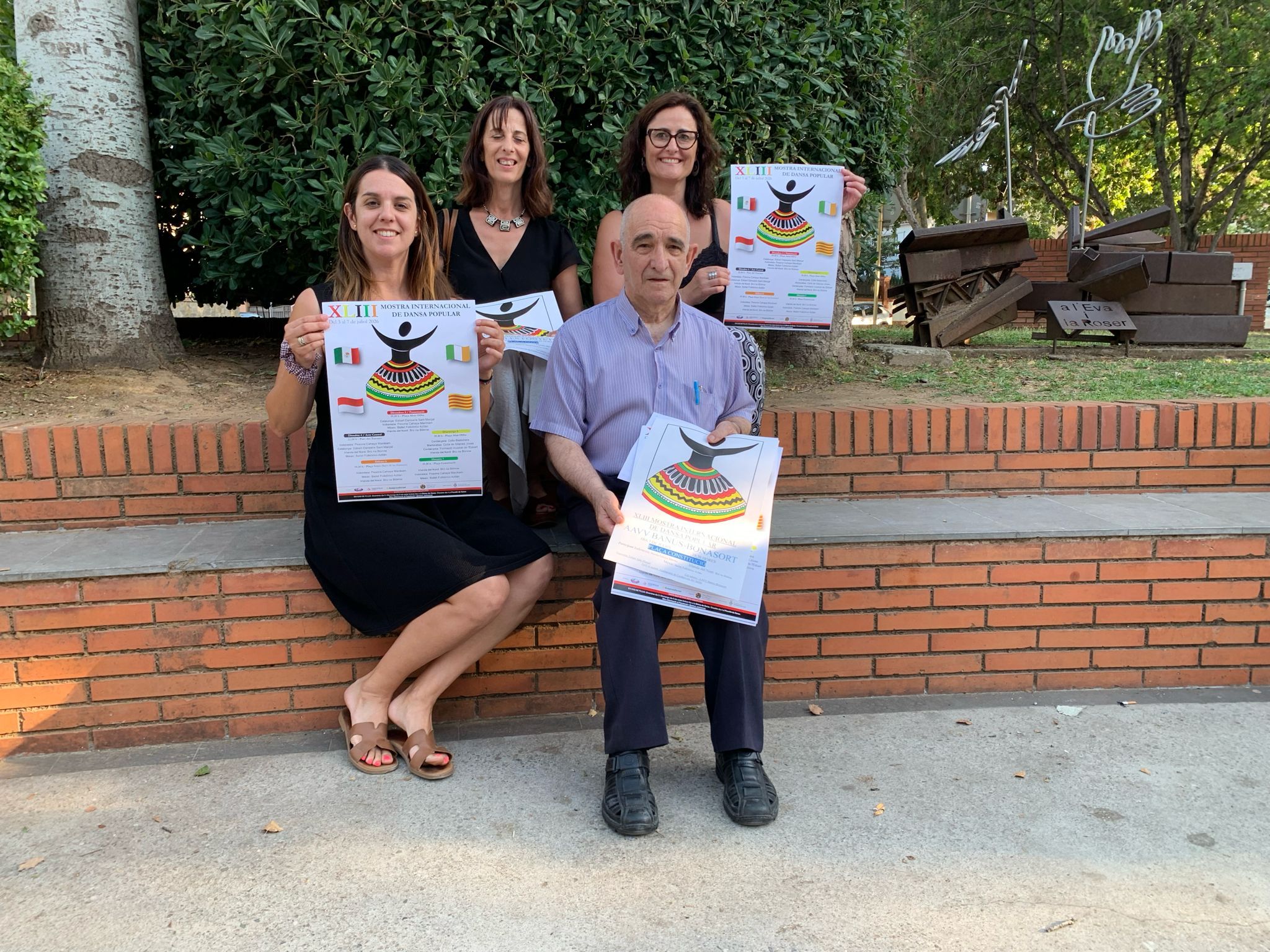 Presentació dimecres dels cartells de la Mostra de Dansa. FOTO: Judit Josa