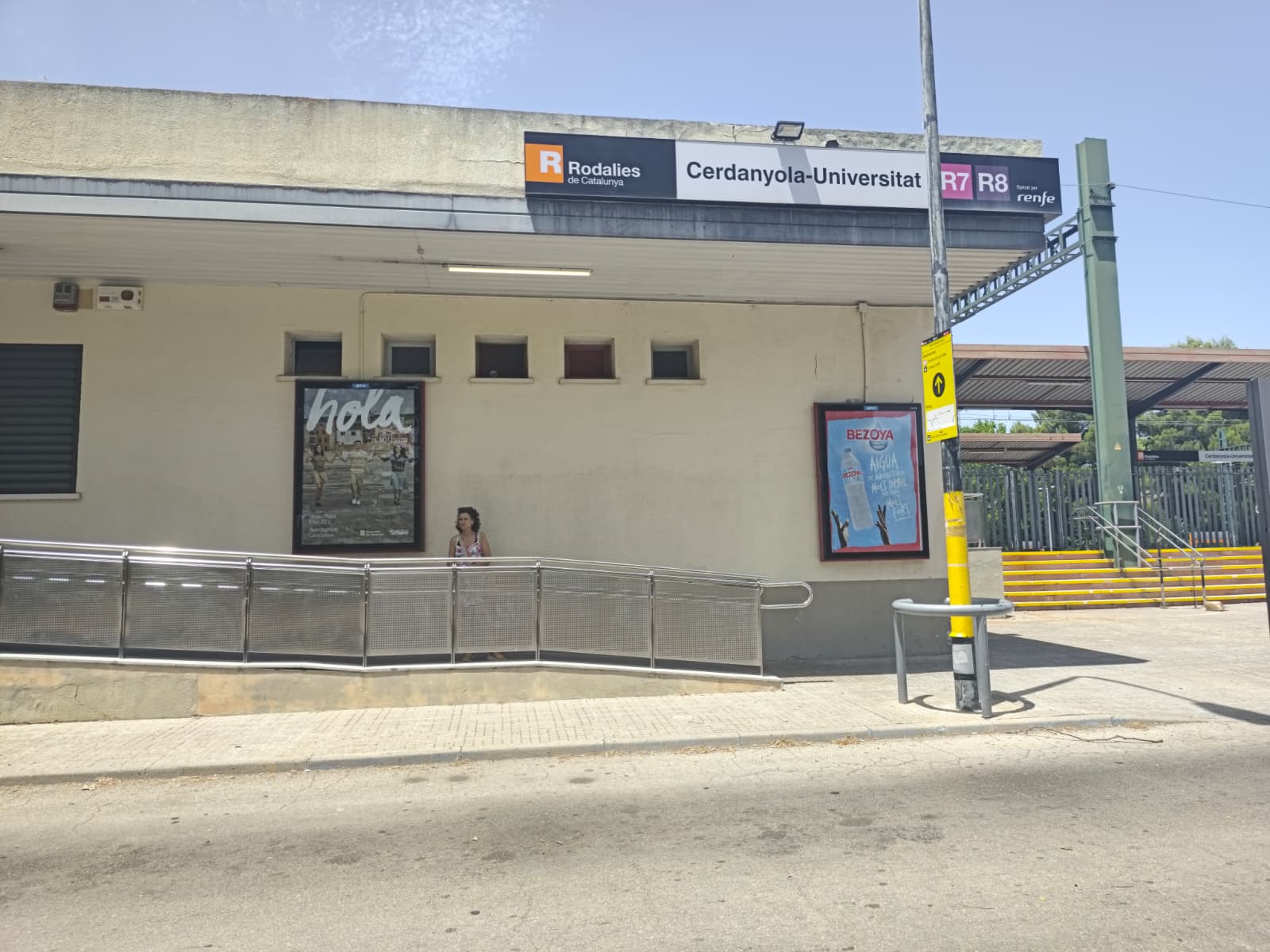 Estació de Cerdanyola Universitat, on conflueixen les línies R7 i R8 de Rodalies. FOTO: TOT Cerdanyola